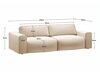 Schlafsofa Beckley 204 (Paris Salmon)
