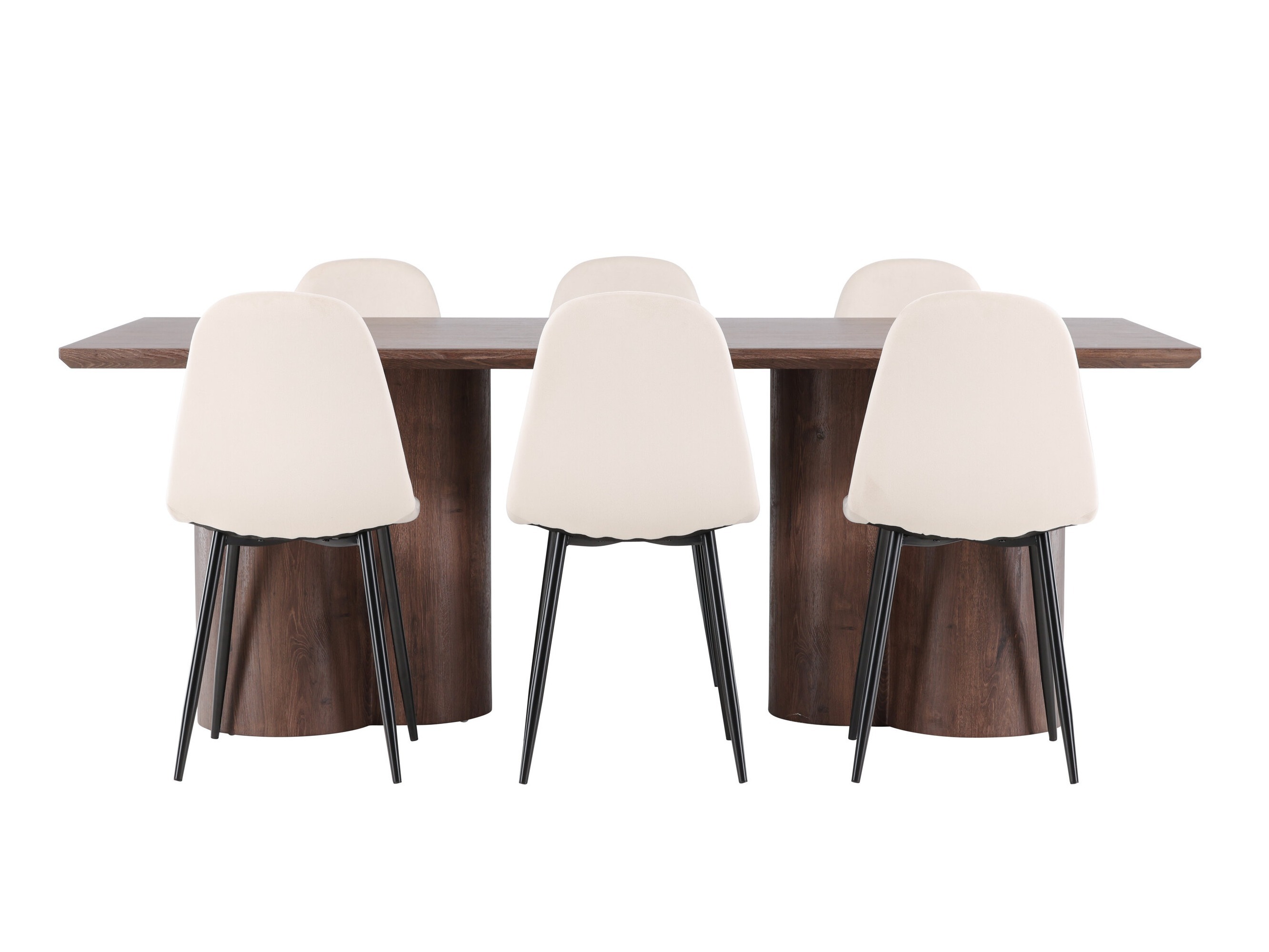 Essgruppe Dallas 4959 (Beige + Schwarz)
