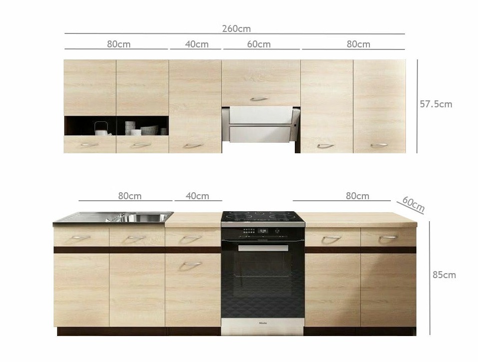 Modulares Küchenset Eli Light 113