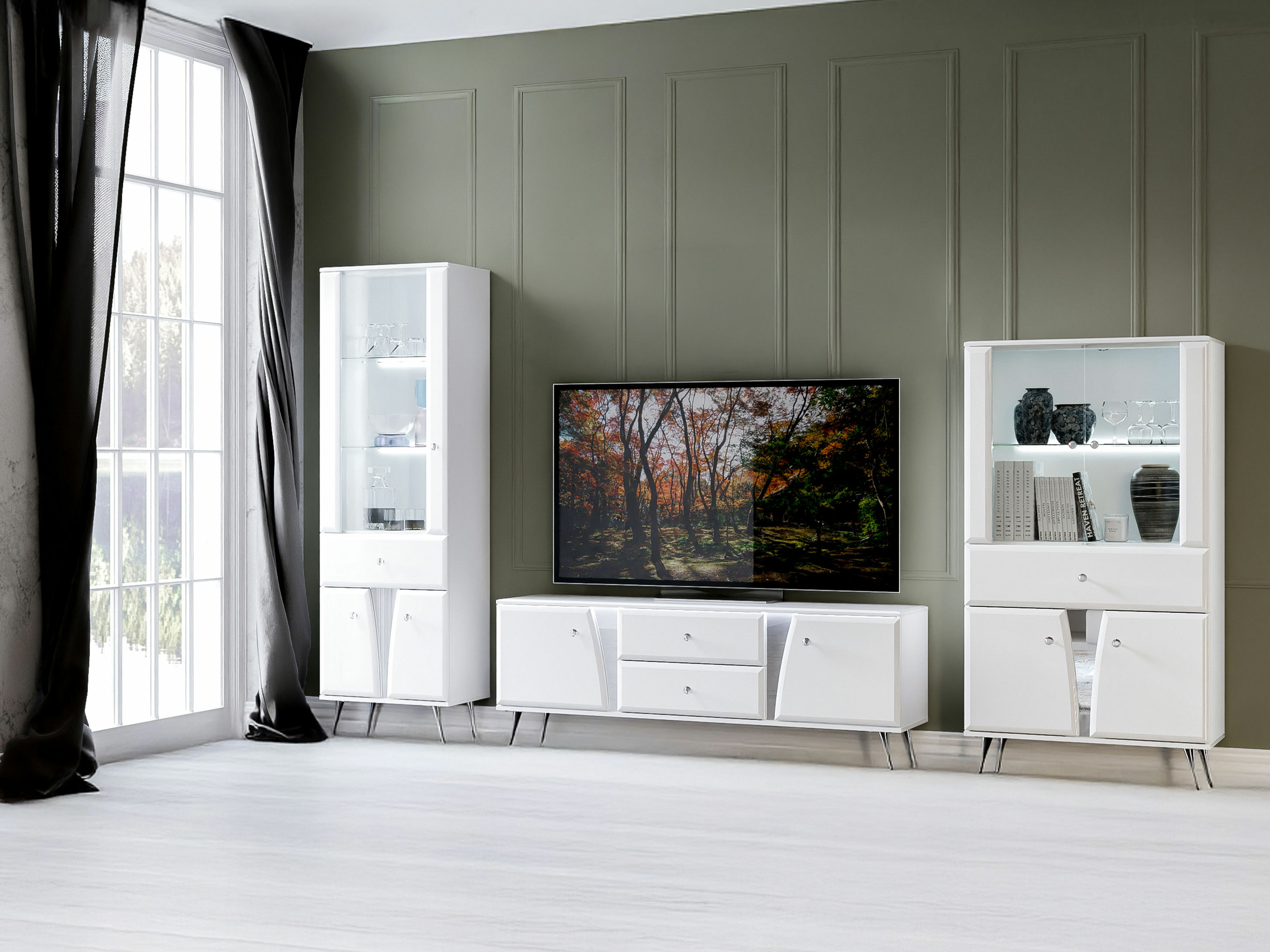 Wohnzimmer-Sets Romlori 117