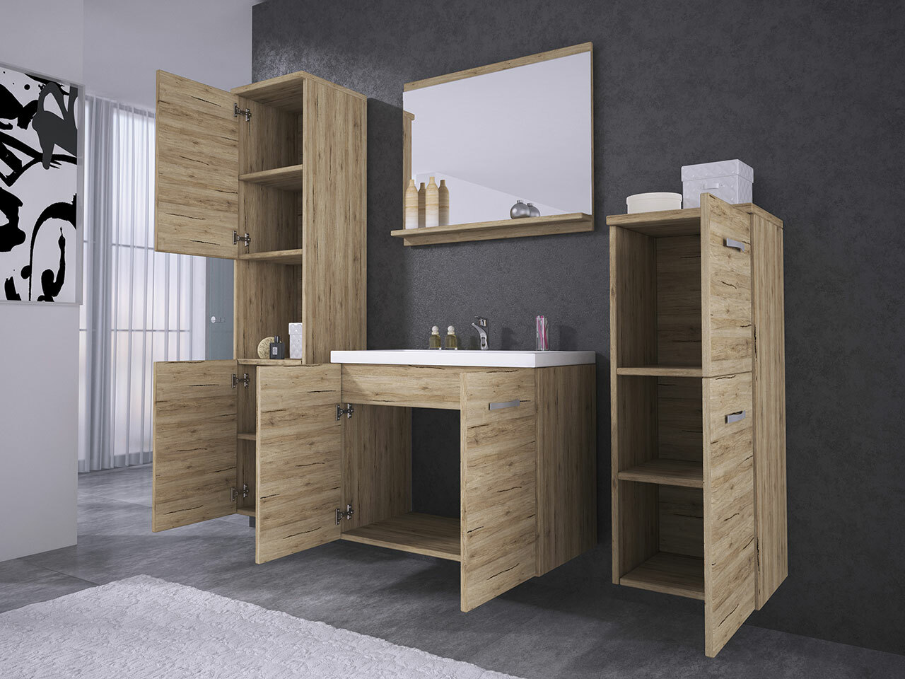 Badezimmer-Set Sarasota 108 (Bodega)