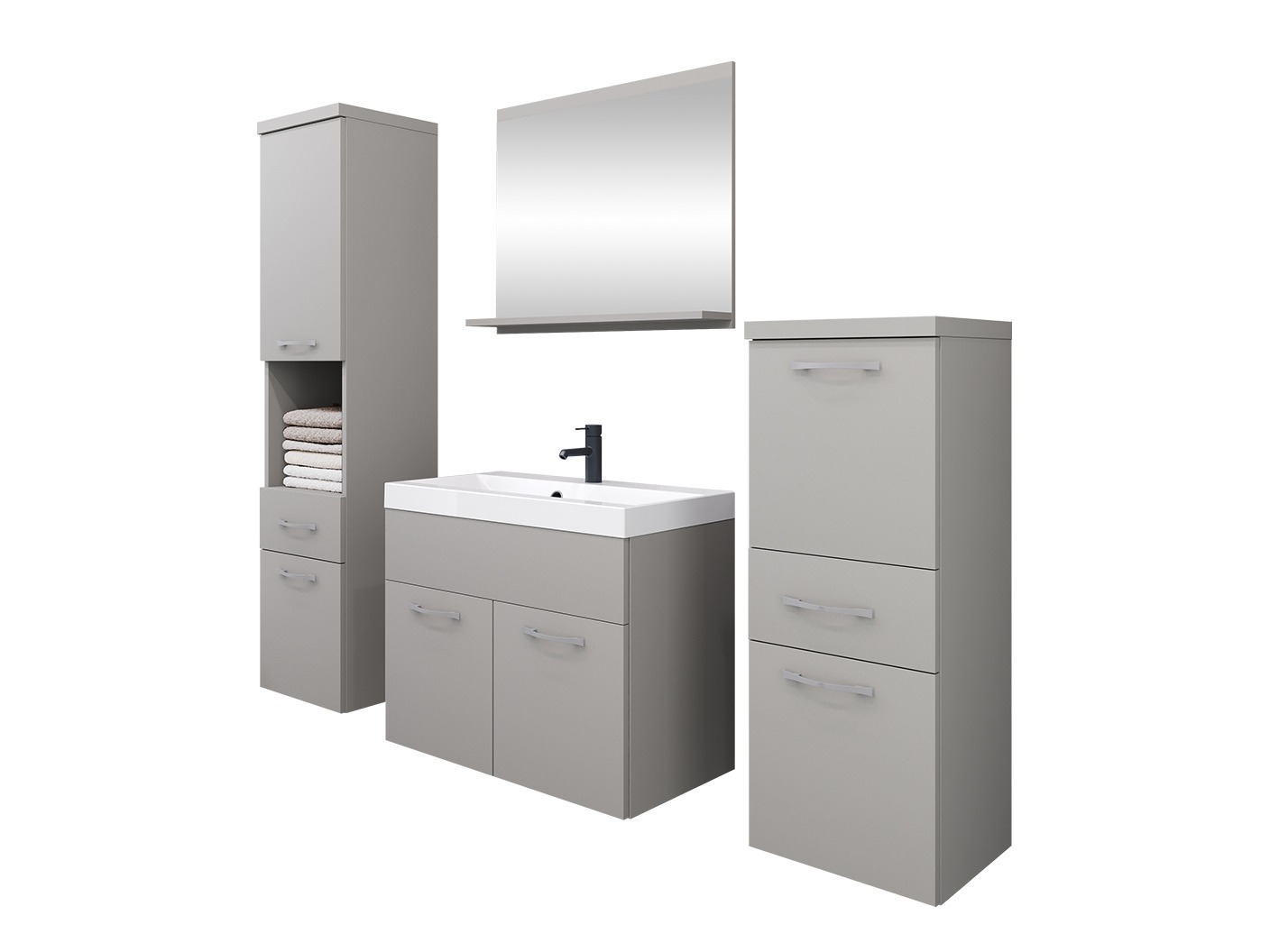 Badezimmer-Set Sarasota 109 (Grau)