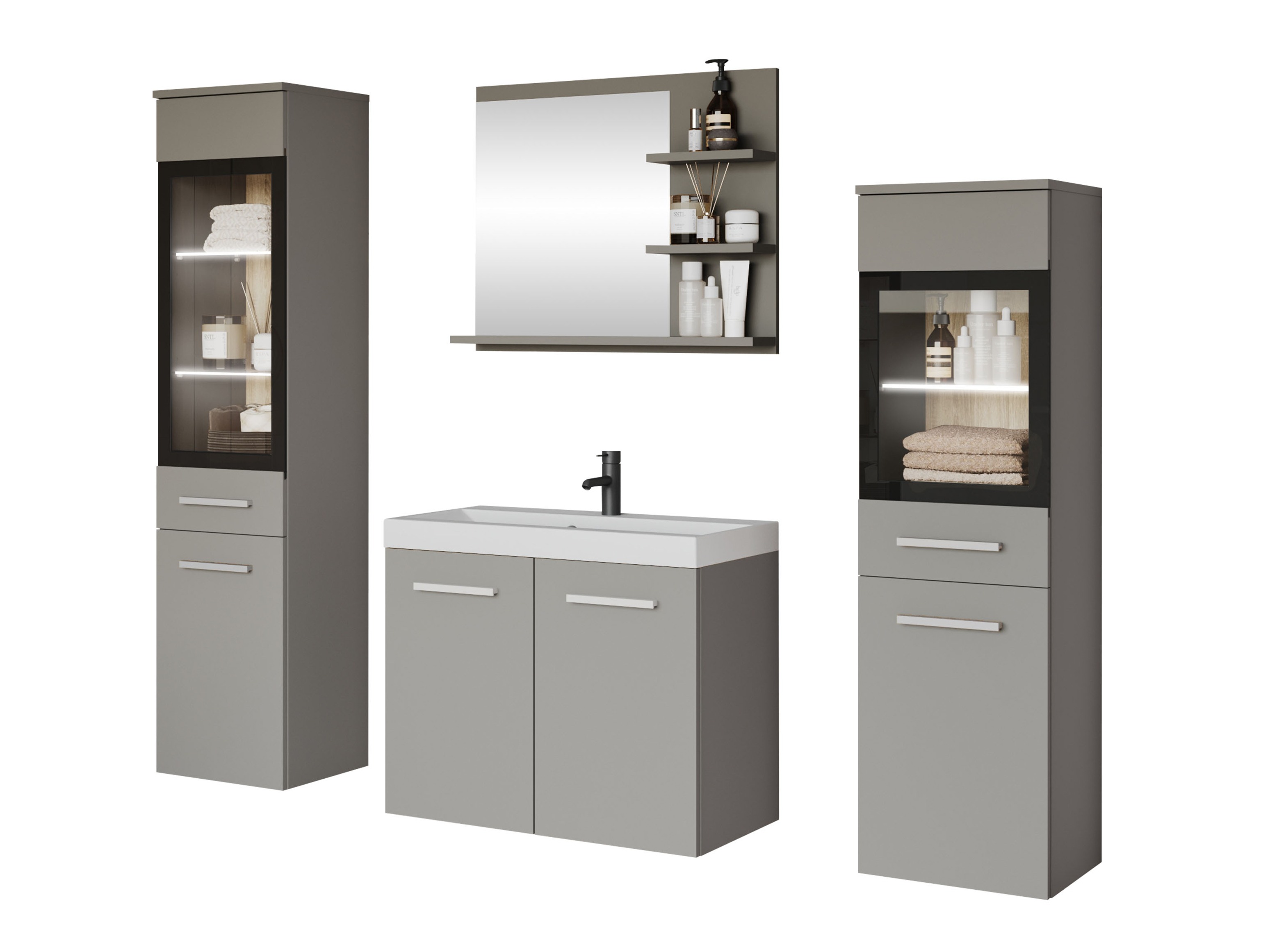 Badezimmer-Set Sarasota 141 (Grau)
