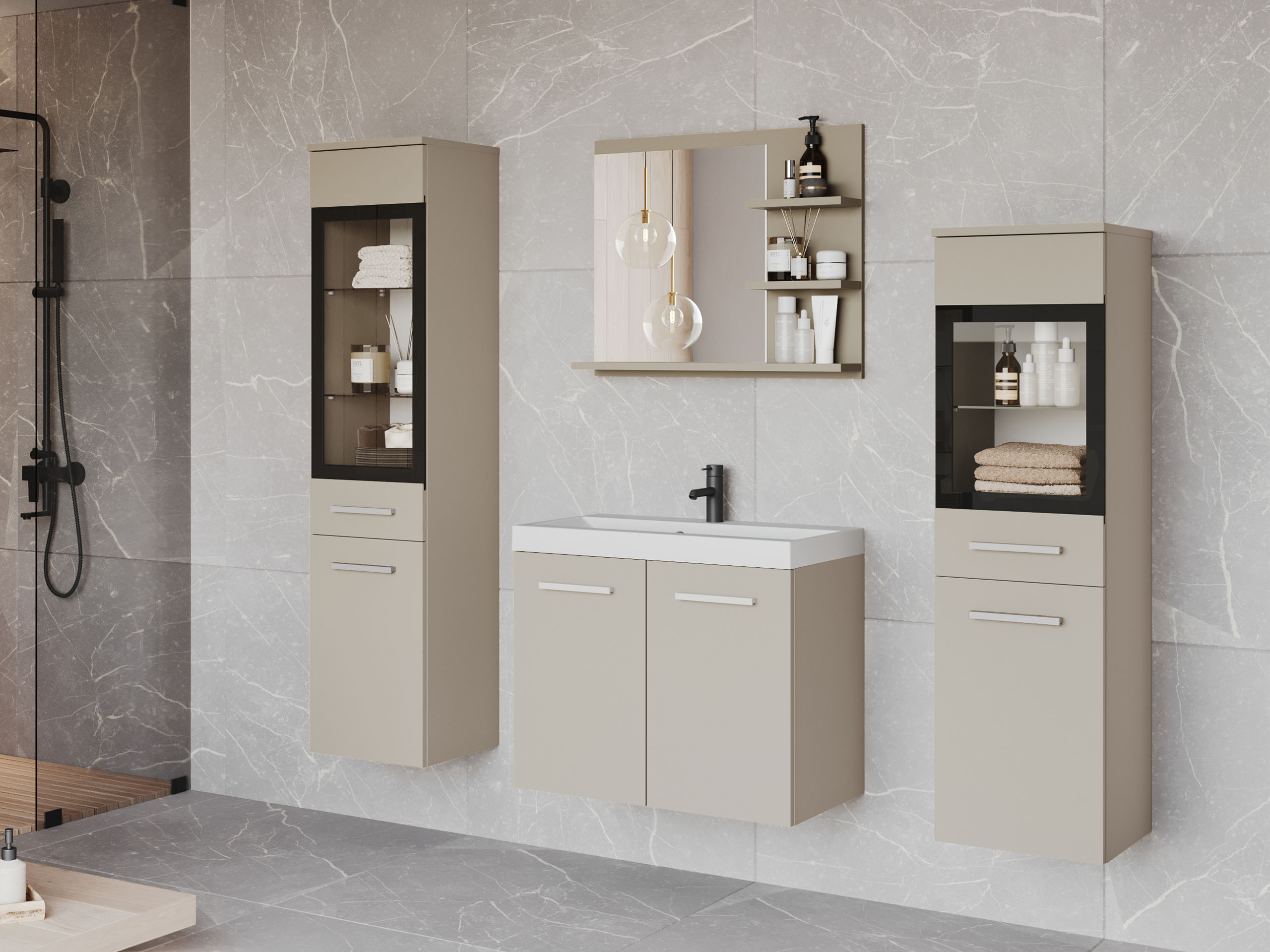 Badezimmer-Set Sarasota 141 (Kaschmir)