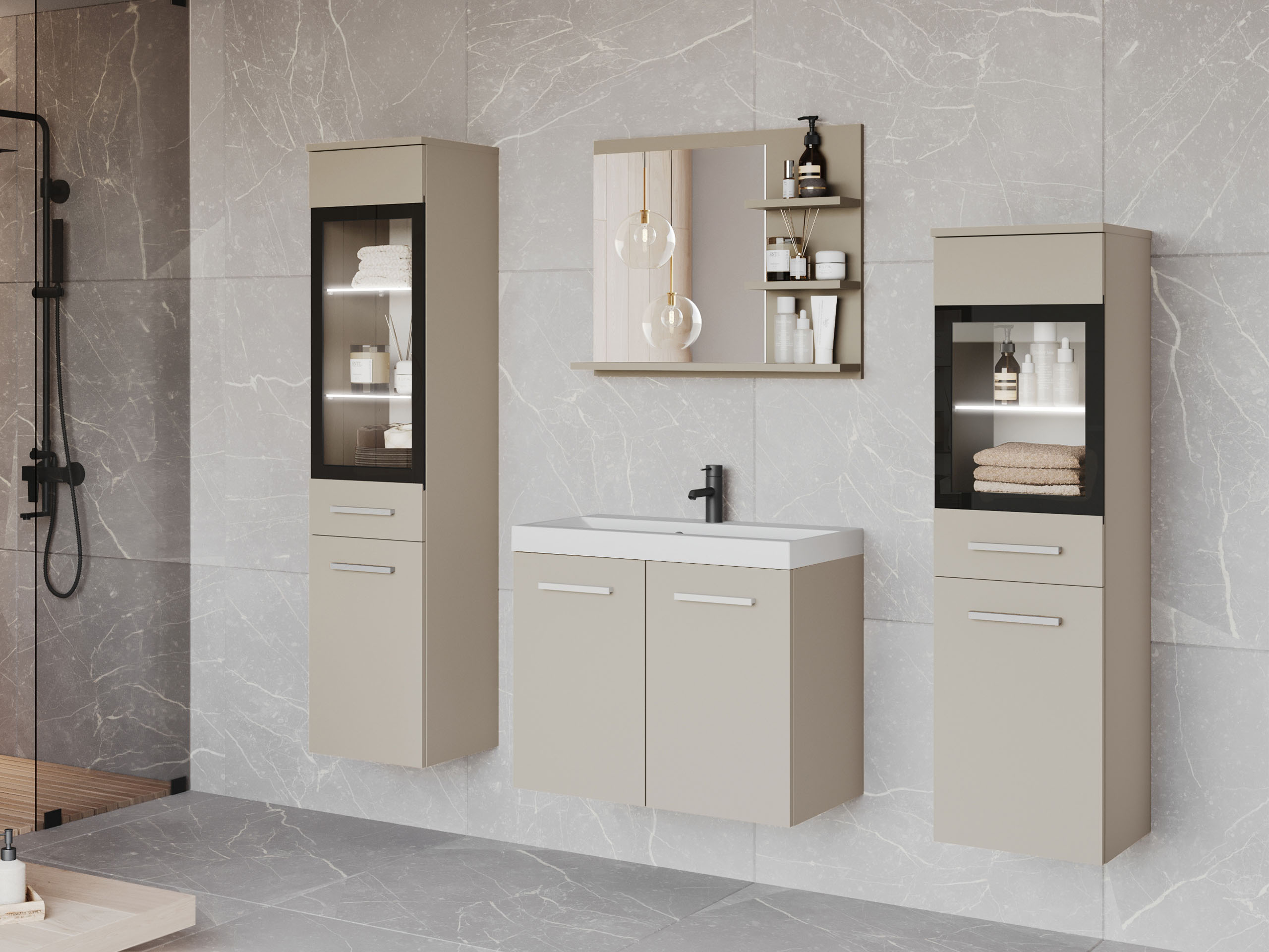 Badezimmer-Set Sarasota 141 (Kaschmir)