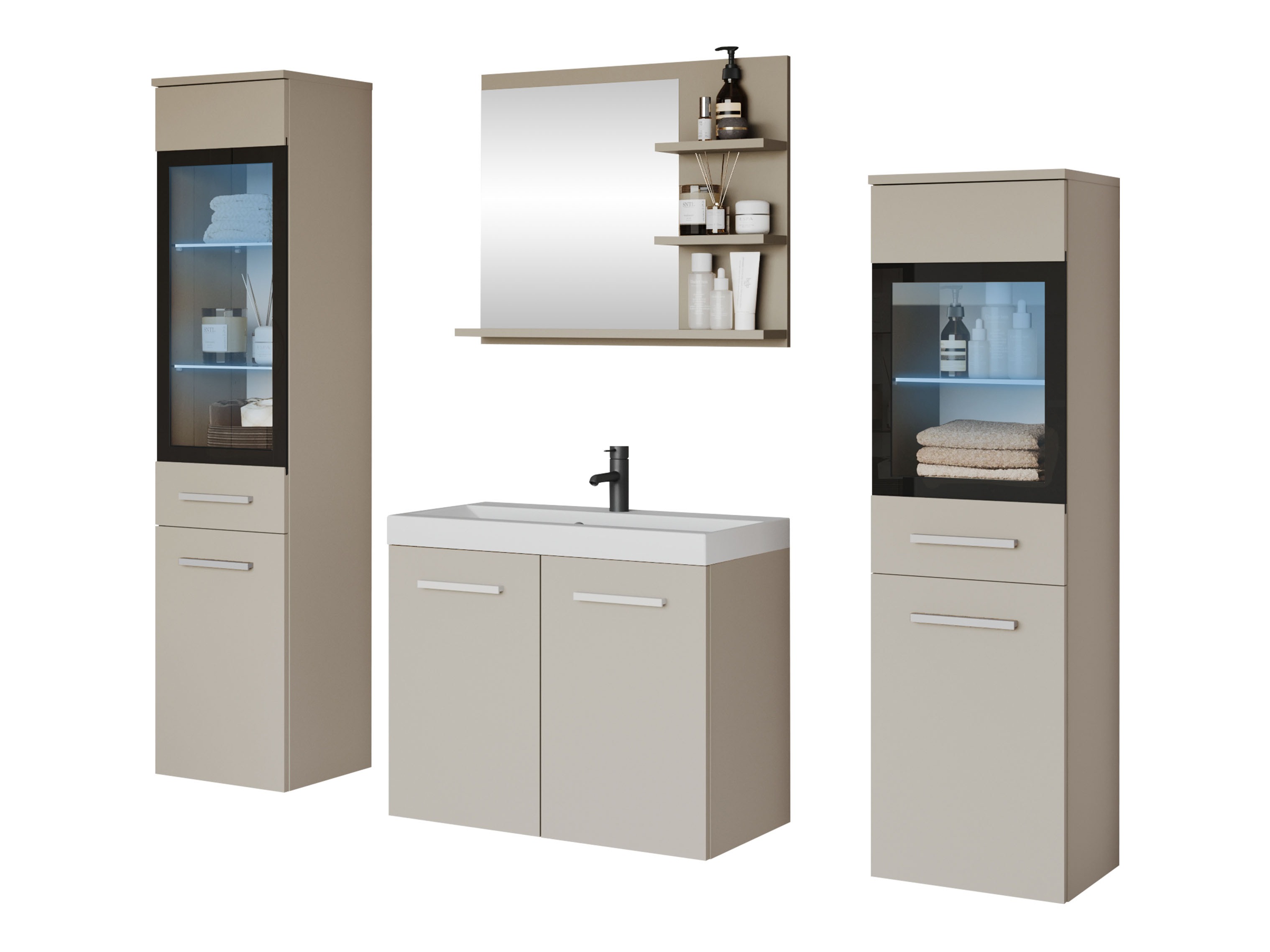 Badezimmer-Set Scientia IV (Kaschmir)