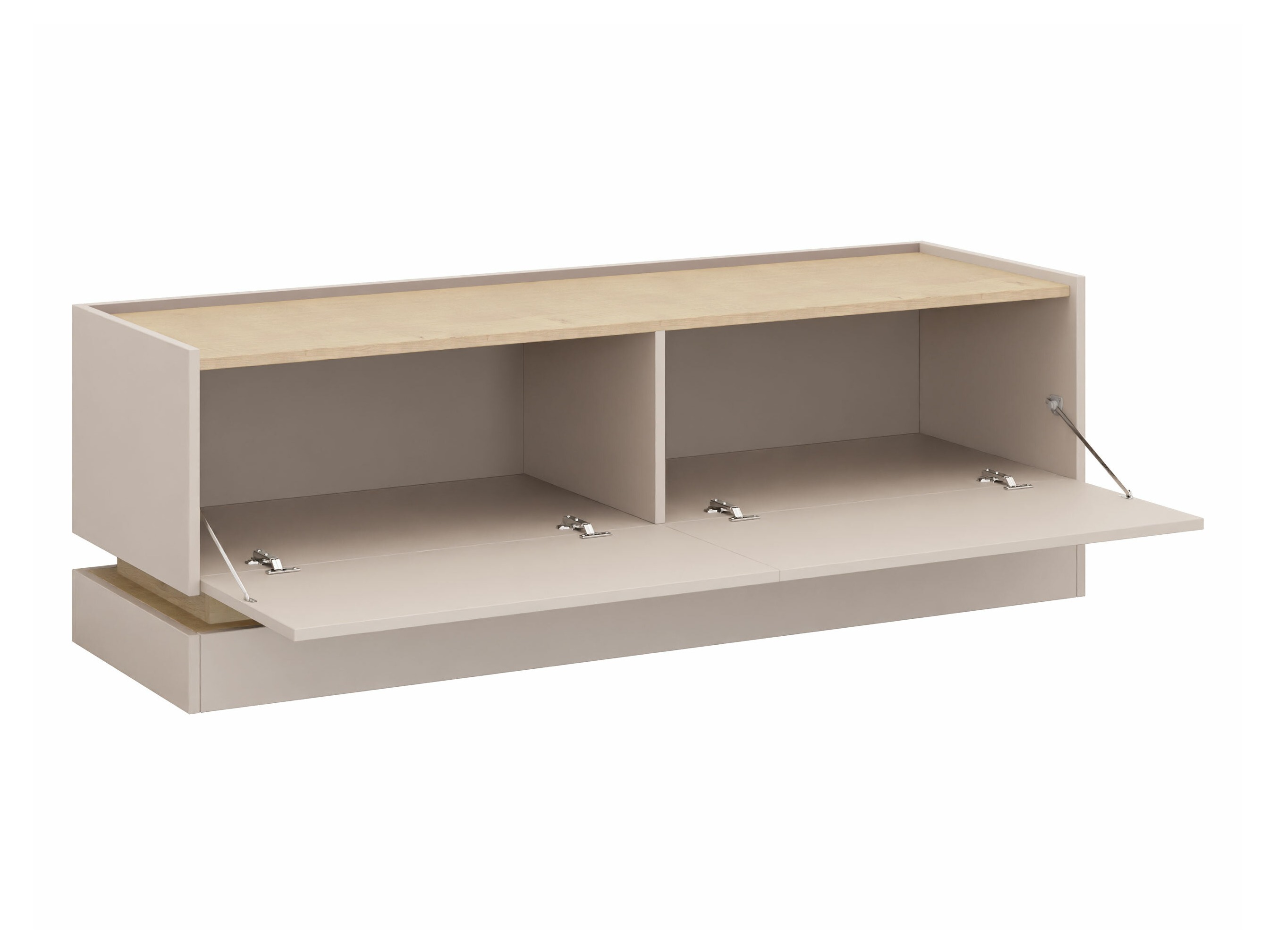 TV-Möbel Comfivo Dalvenu 105 (Hellbraun + Eichenholzoptik)