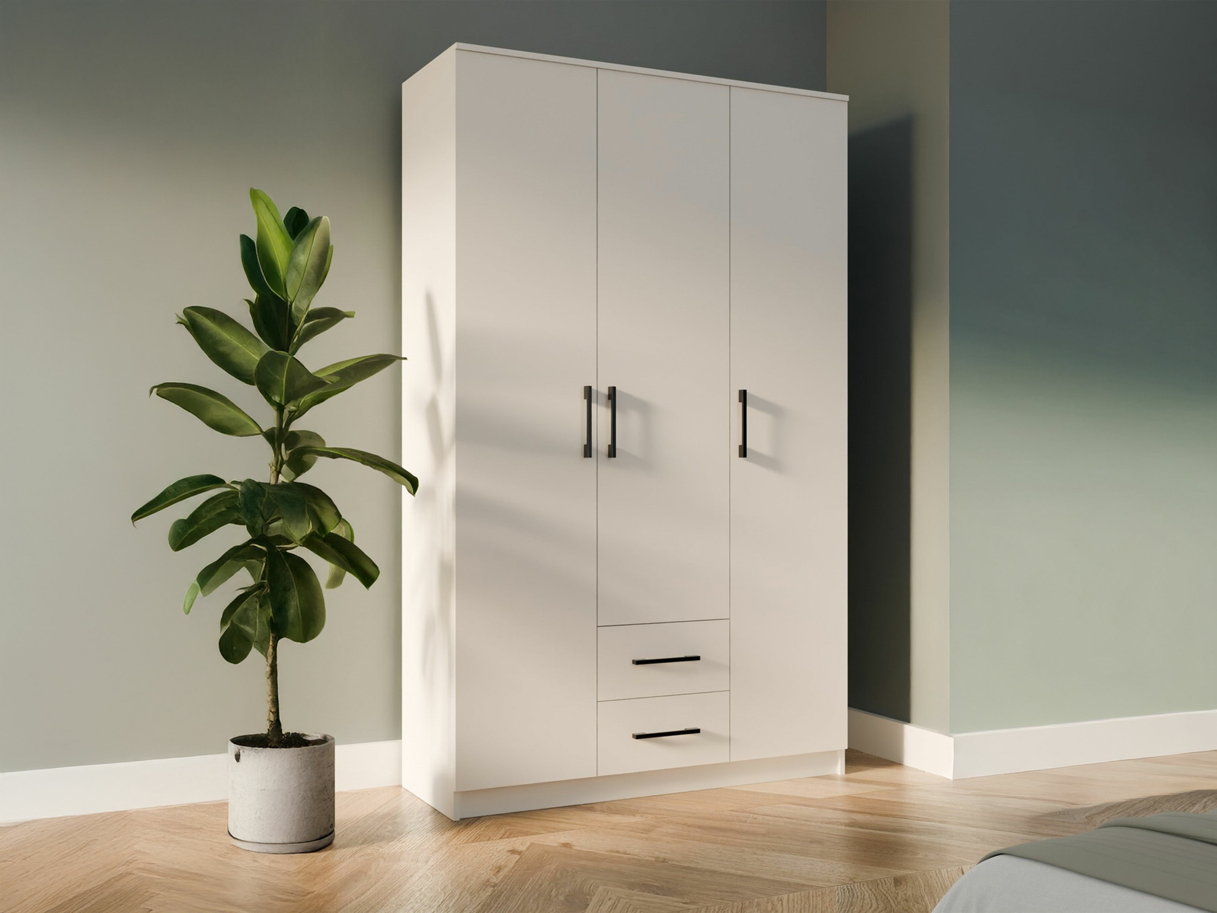 Kleiderschrank Mandeville 116 (Weiss)