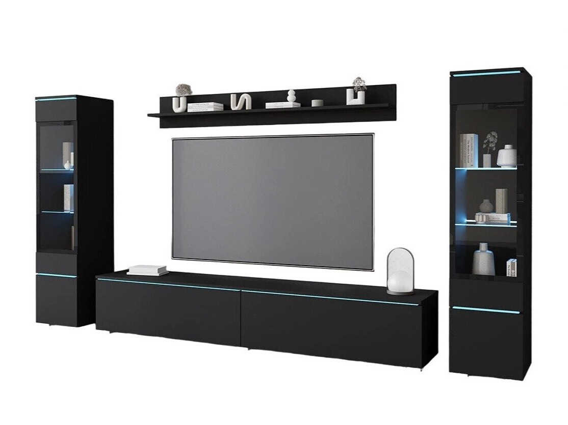 Wohnzimmer-Set Mirfivo 101 (Graphit)