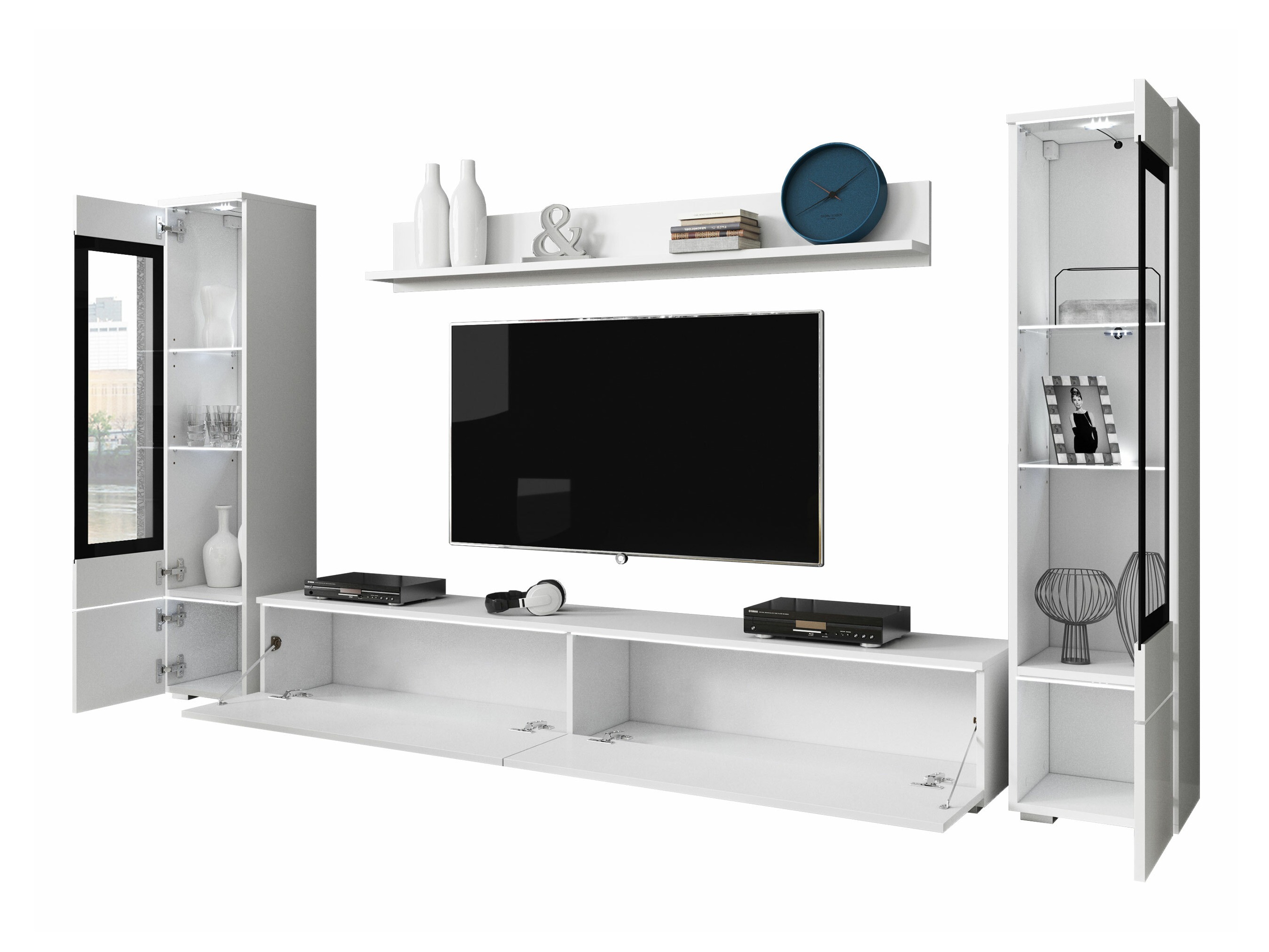Wohnzimmer-Set Mirfivo 101 (Grau)