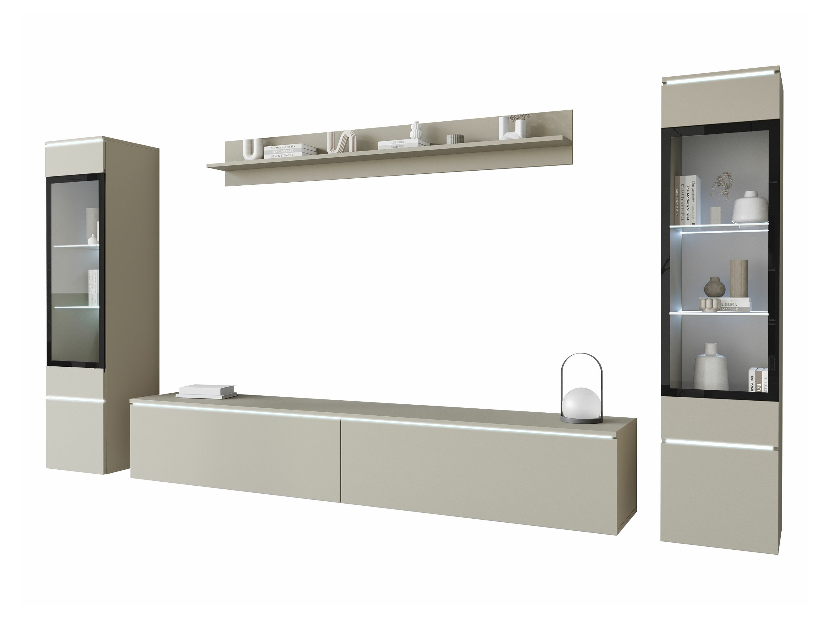 Wohnzimmer-Set Mirfivo 101 (Kaschmir)