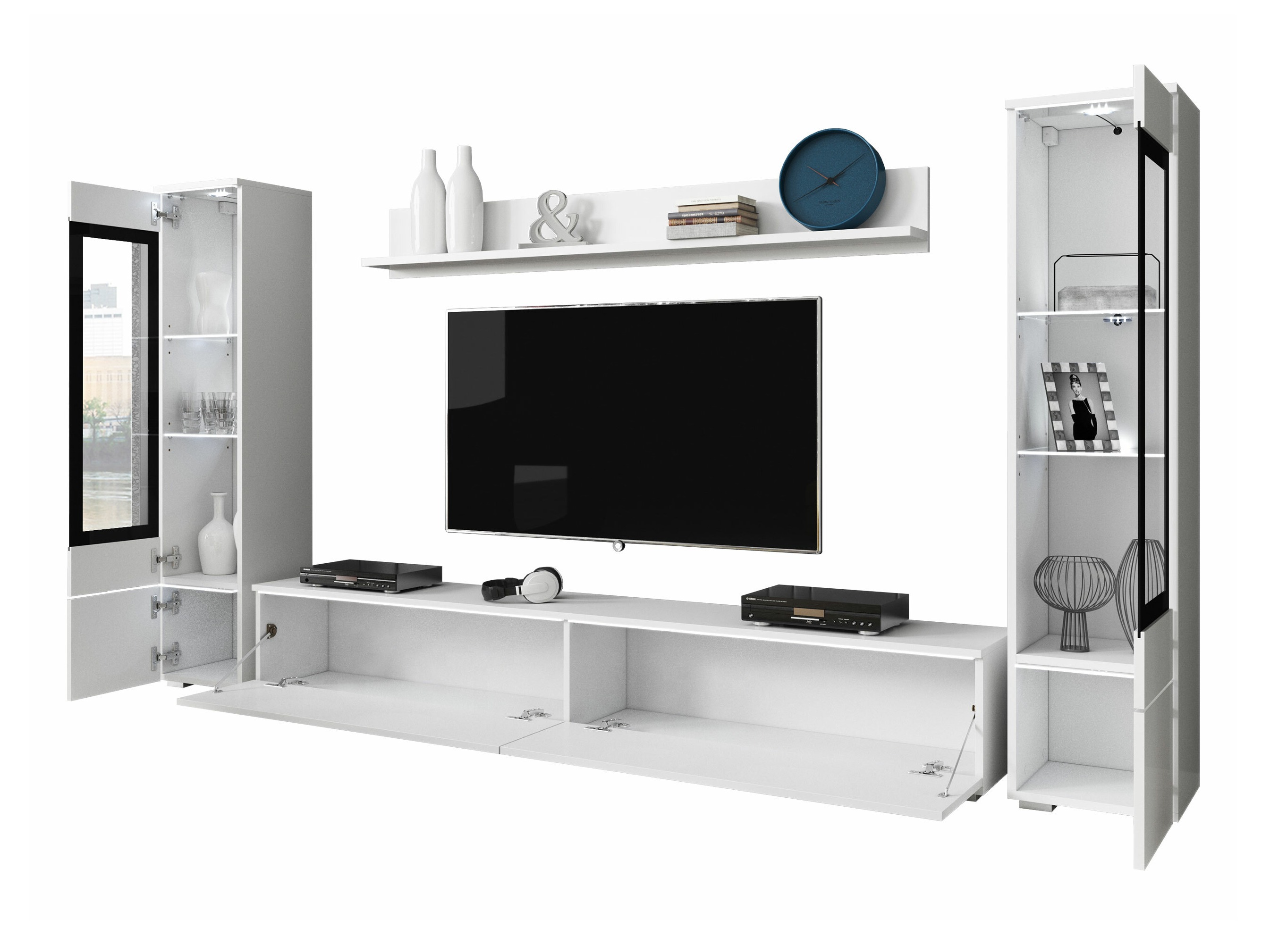 Wohnzimmer-Set Mirfivo 101 (Kaschmir)