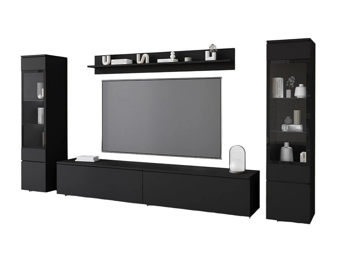 Wohnzimmer-Sets Mirfivo 101 (Graphit)