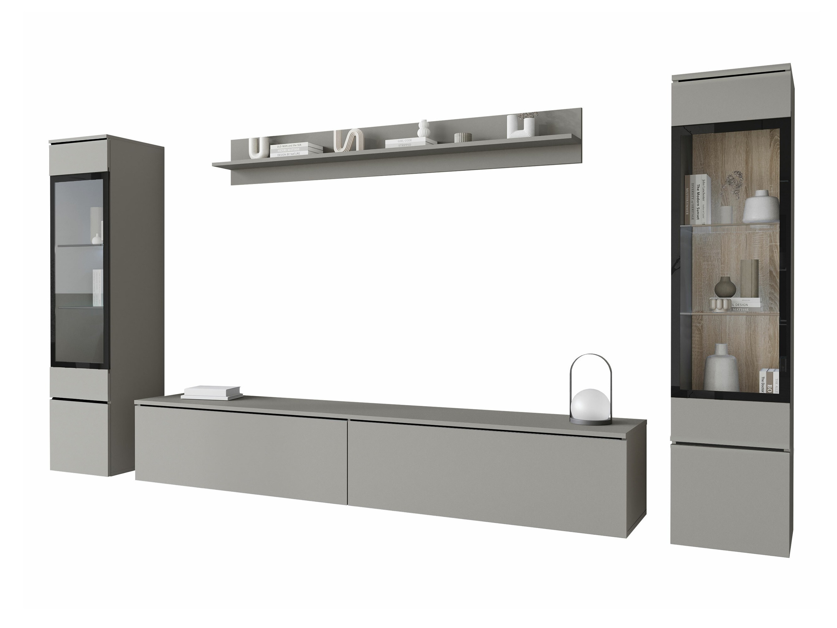 Wohnzimmer-Sets Mirfivo 101 (Grau)