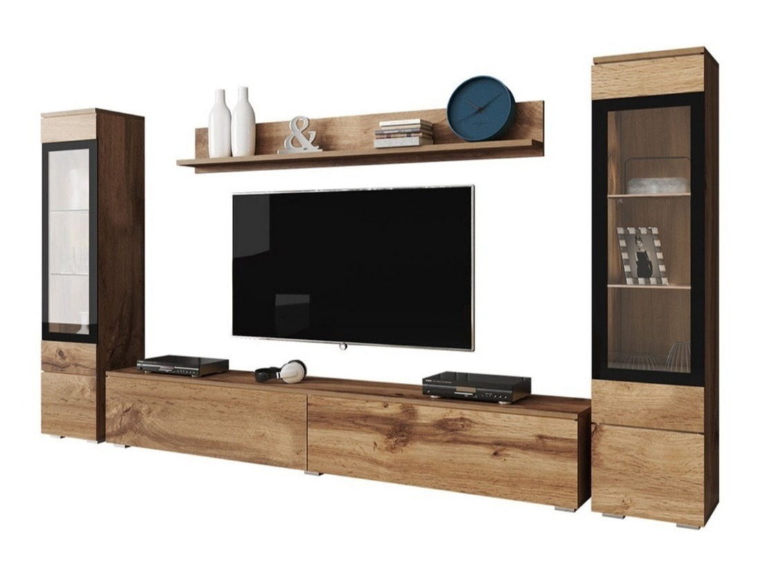 Wohnzimmer-Sets Mirfivo 101 (Wotan Eiche)