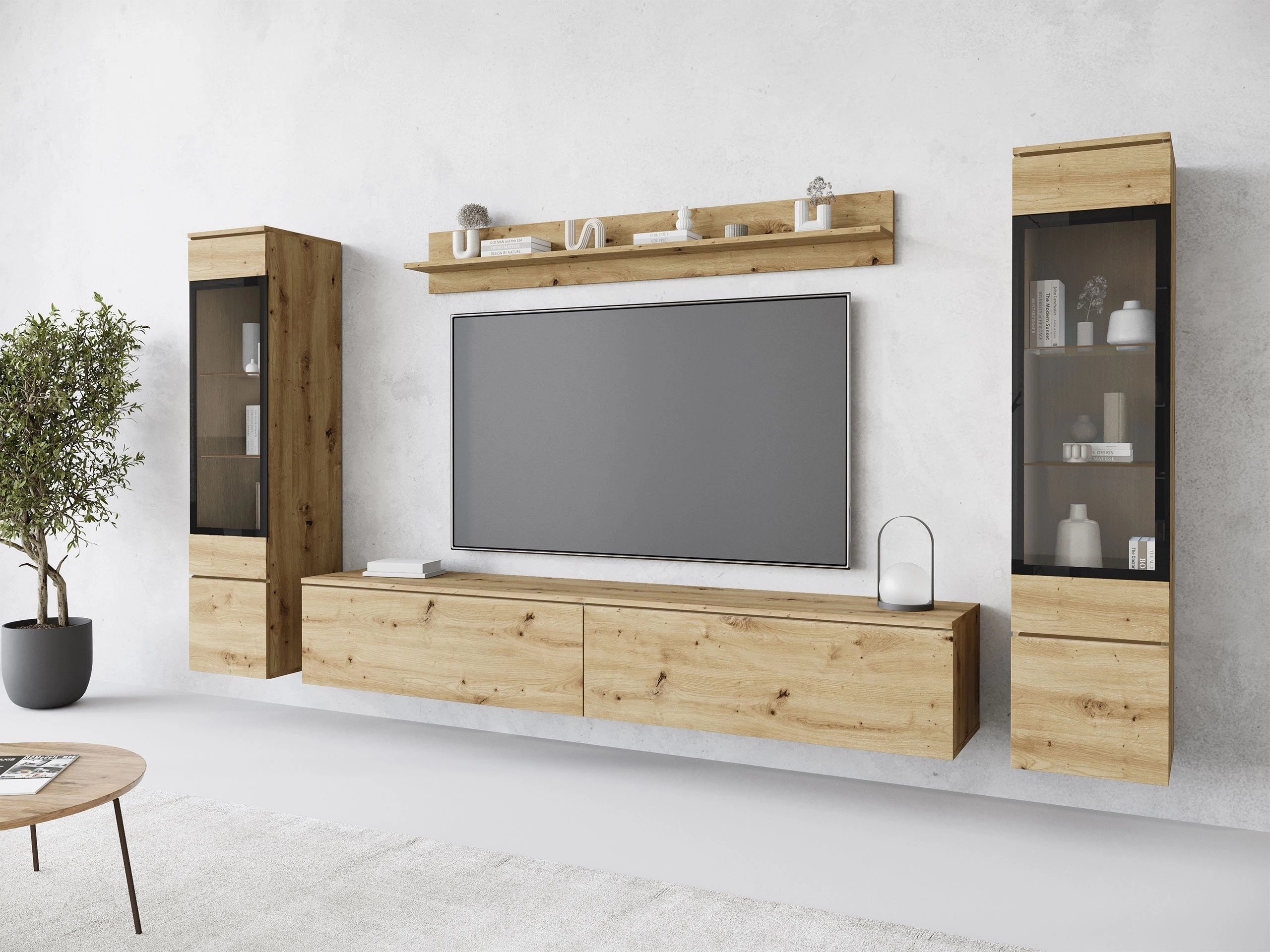 Wohnzimmer-Sets Sarasota 126 (Artisan Eichenholzoptik)