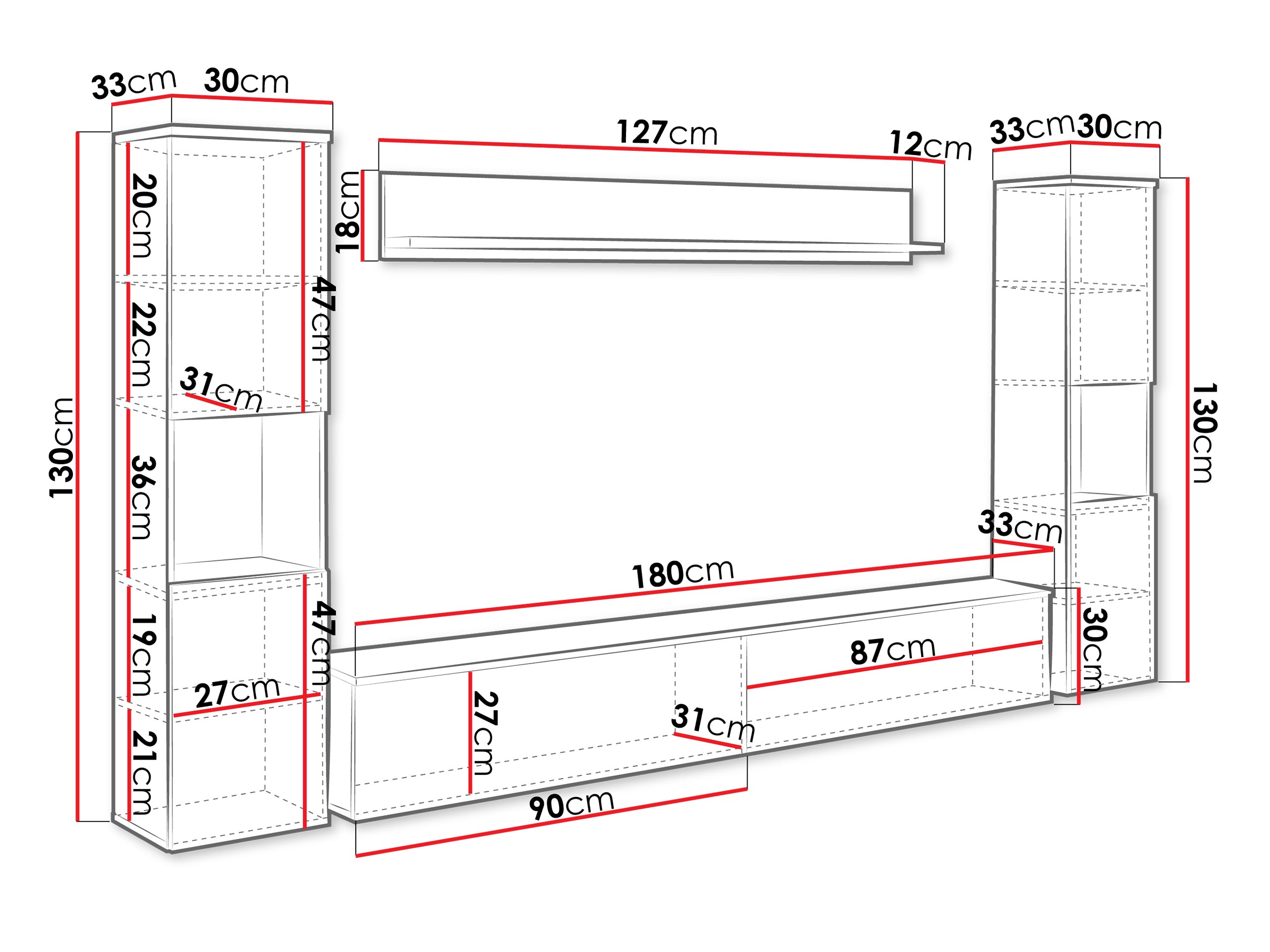 Wohnzimmer-Sets Sarasota 131 (Kaschmir)