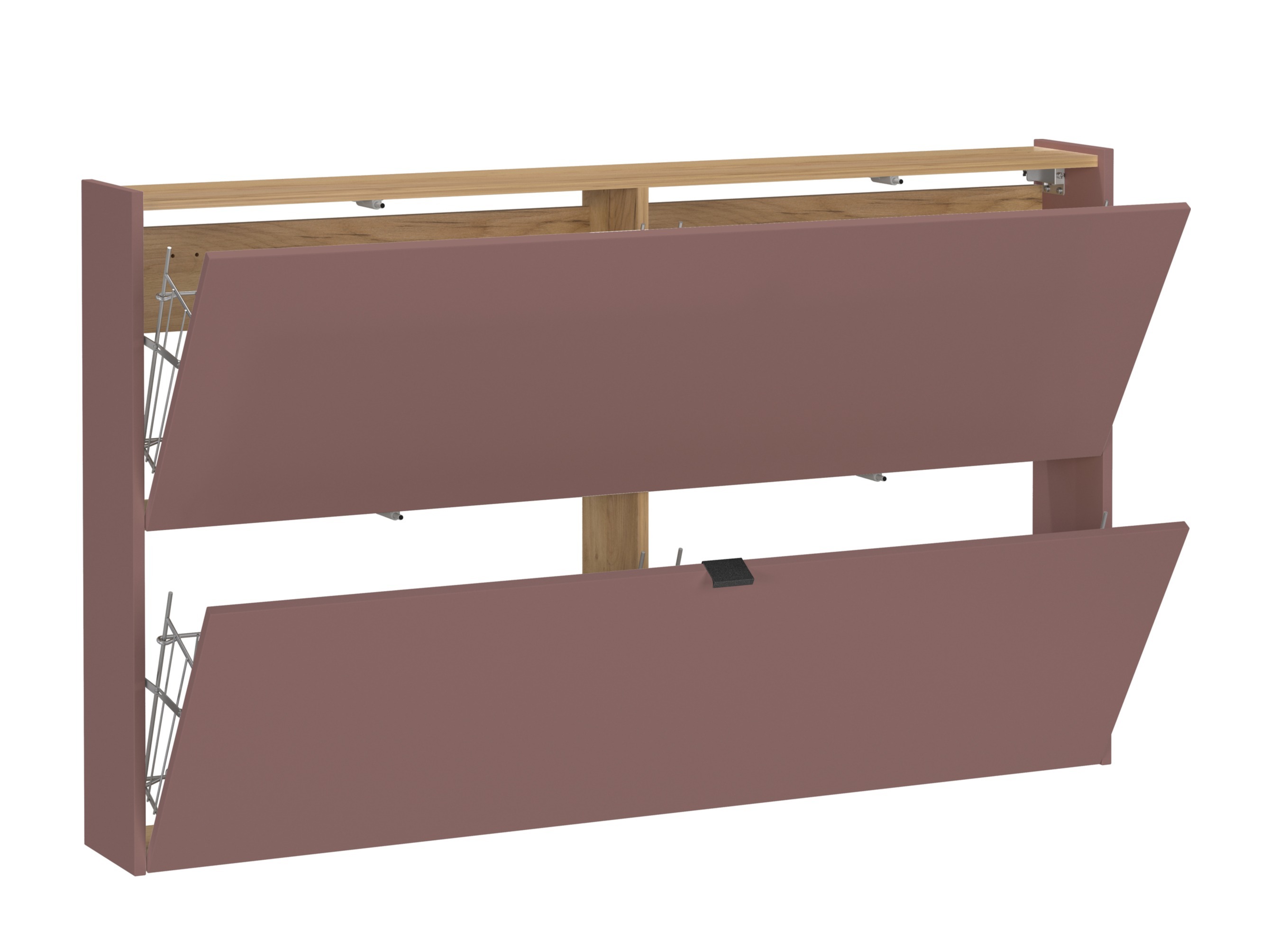 Flurgarnitur Cirsale 109 (Staubig rosa + Navarra eichenholzoptik)