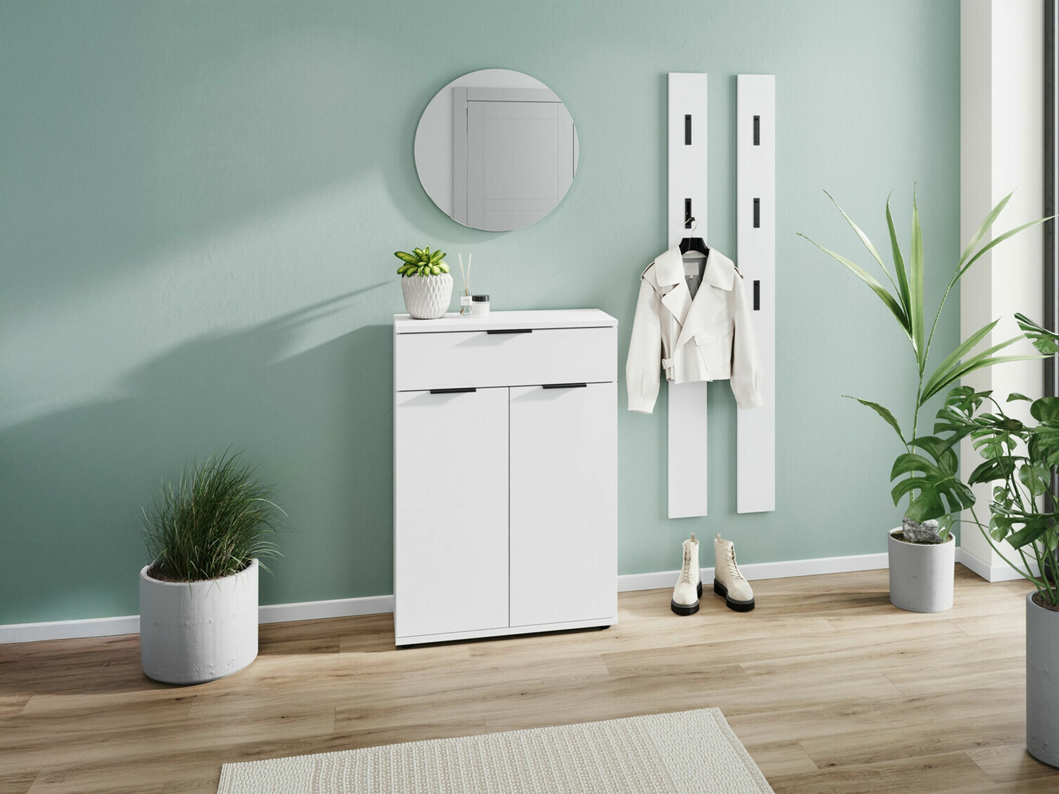 Flurgarnitur Soliru 104 (Weiss)