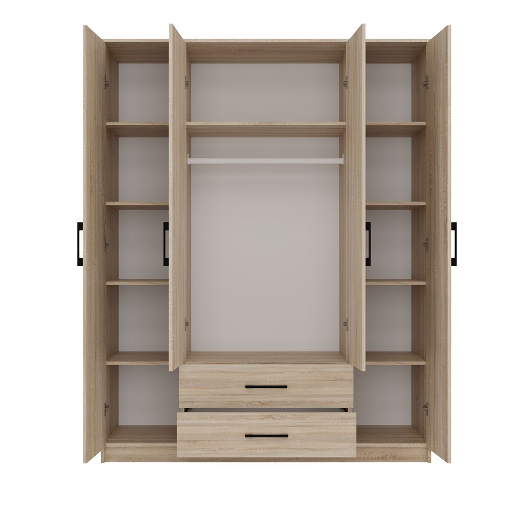 Kleiderschrank Mandeville 117 (Sonoma eichenholz)