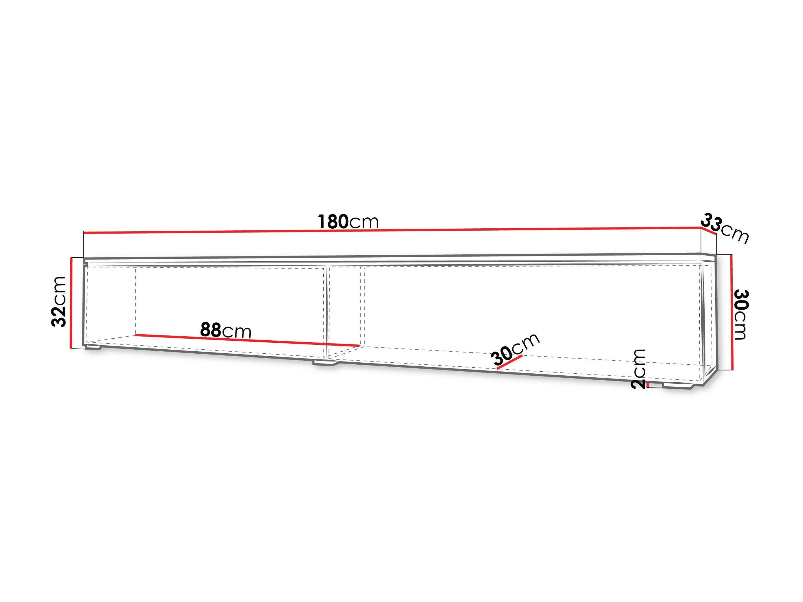 TV-Möbel Sarasota 121 (Kaschmir)