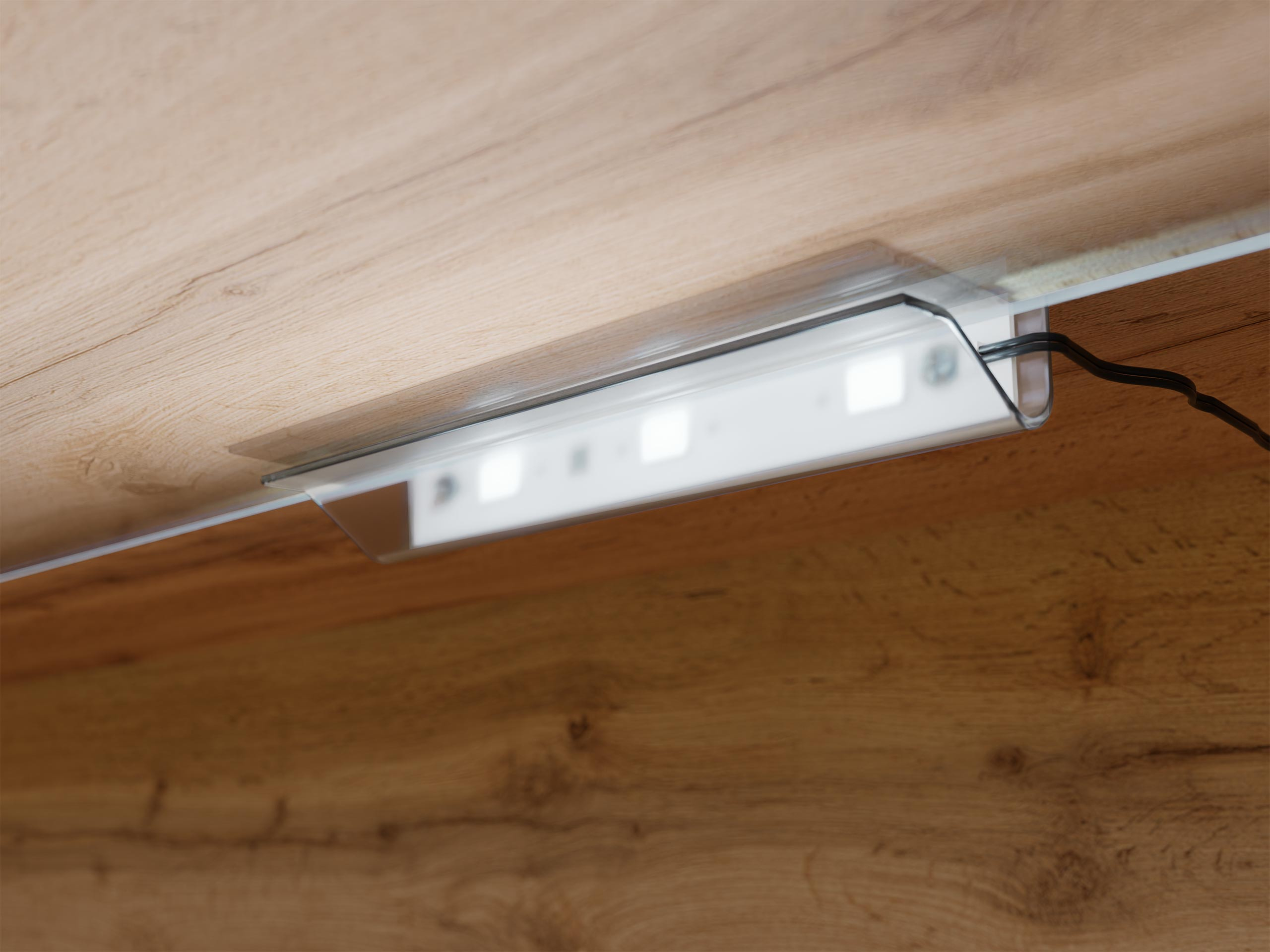 TV-Möbel Sarasota 121 (Matera grau + Kastanienholzoptik)