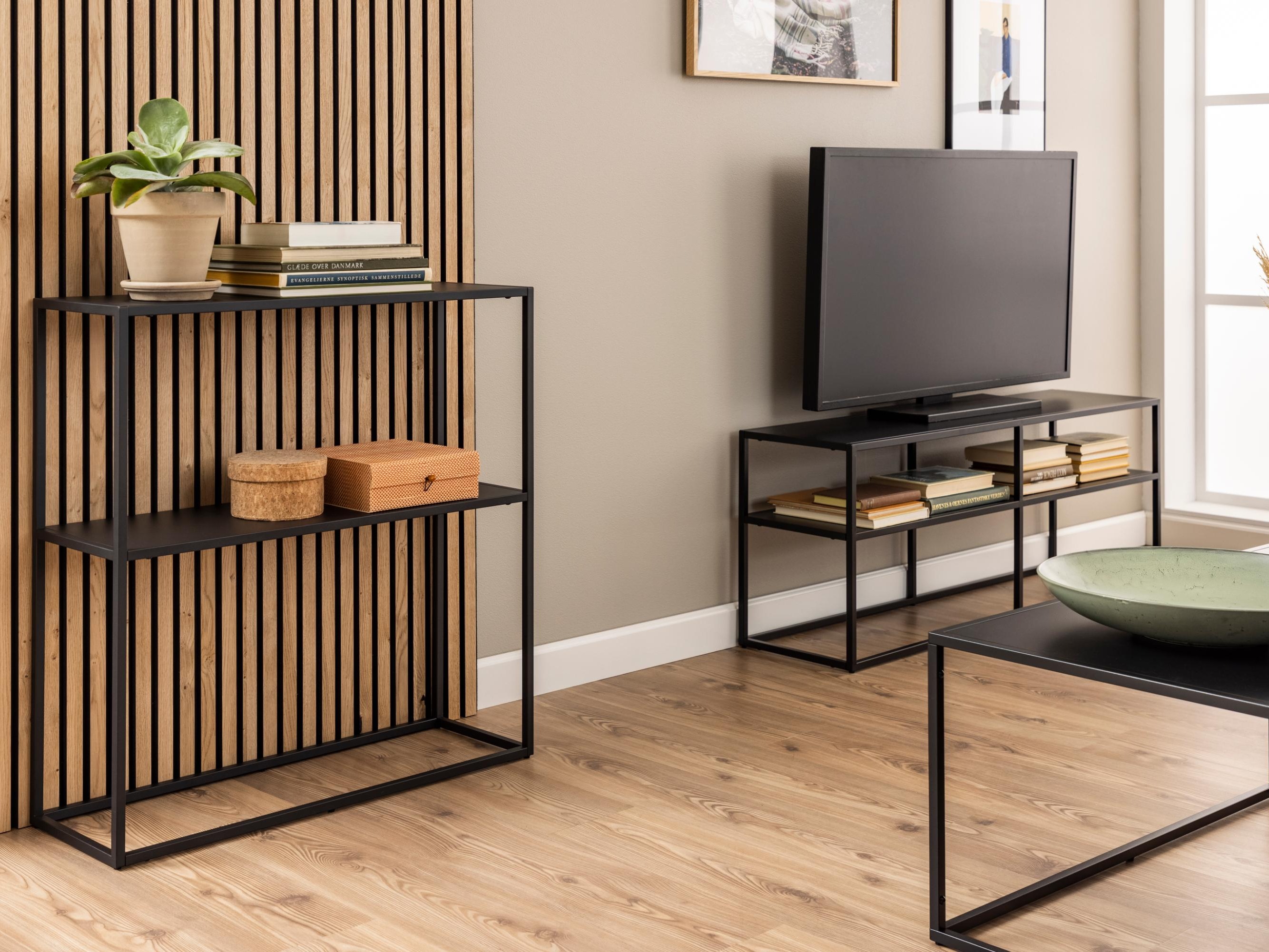 TV-Möbel Norsica Camsoni 103 (Schwarz)