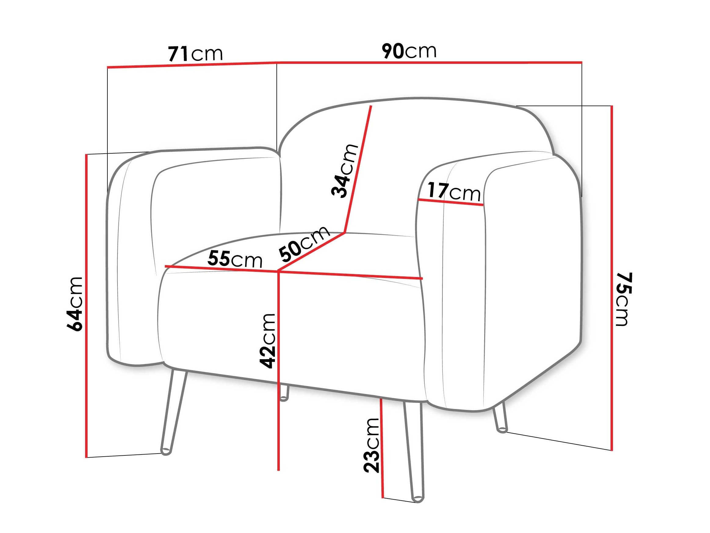 Sessel Comfivo 486 (Uttario Velvet 2967)