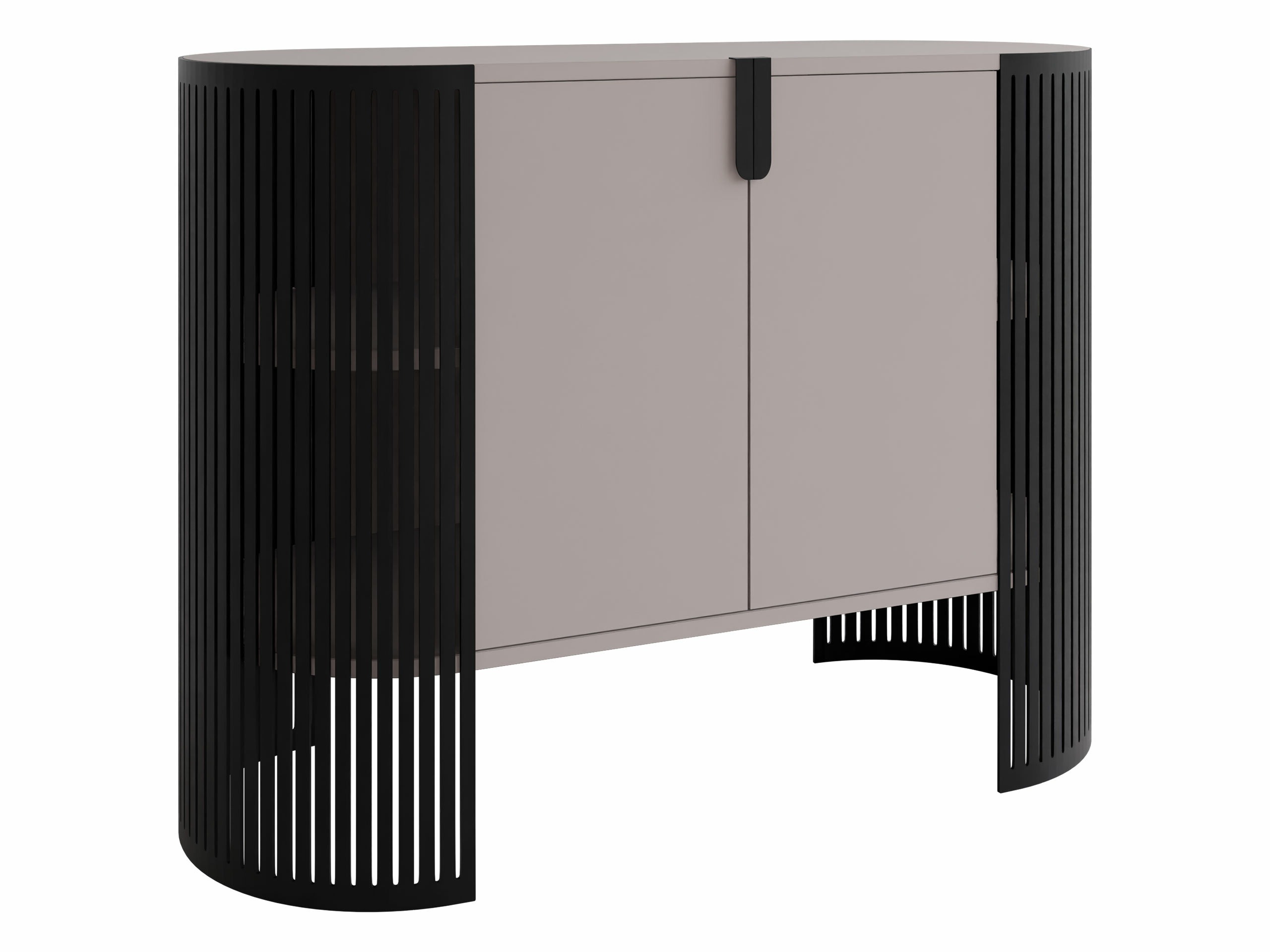 Sideboard Civer (Schwarz + Kaschmir)