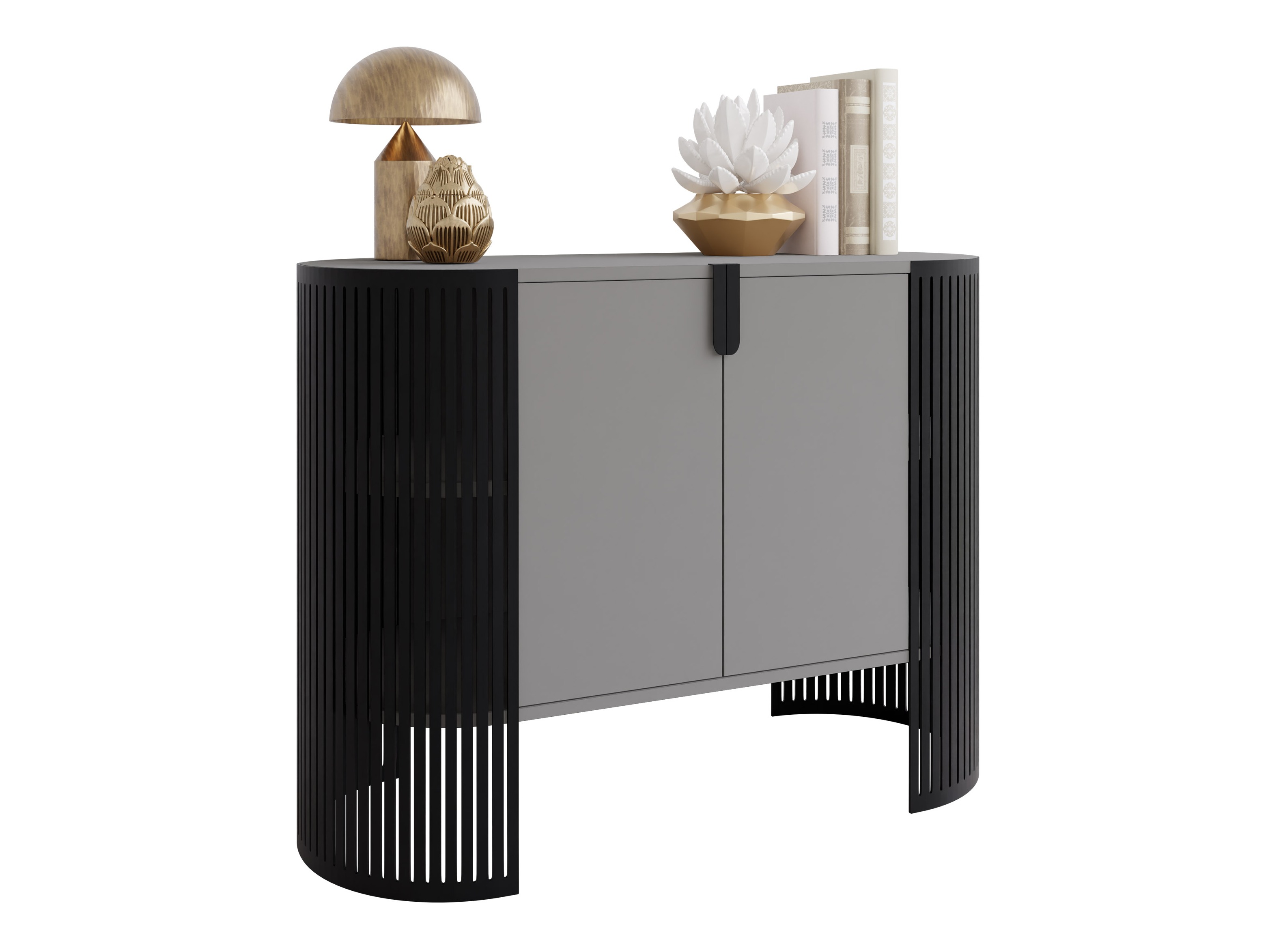 Sideboard Oswego 140 (Schwarz + Graphit)