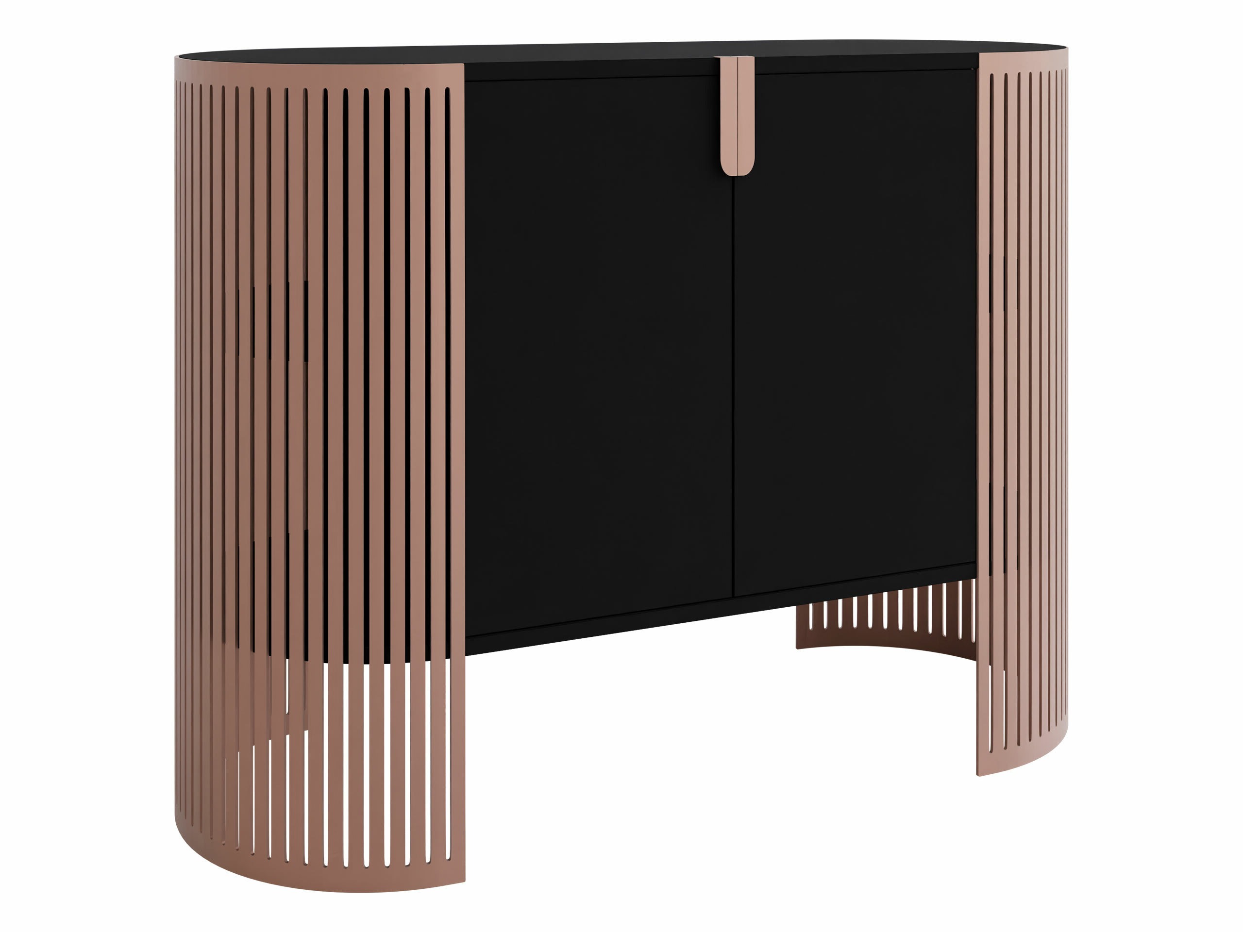 Sideboard Oswego 141 (Rosa + Schwarz)