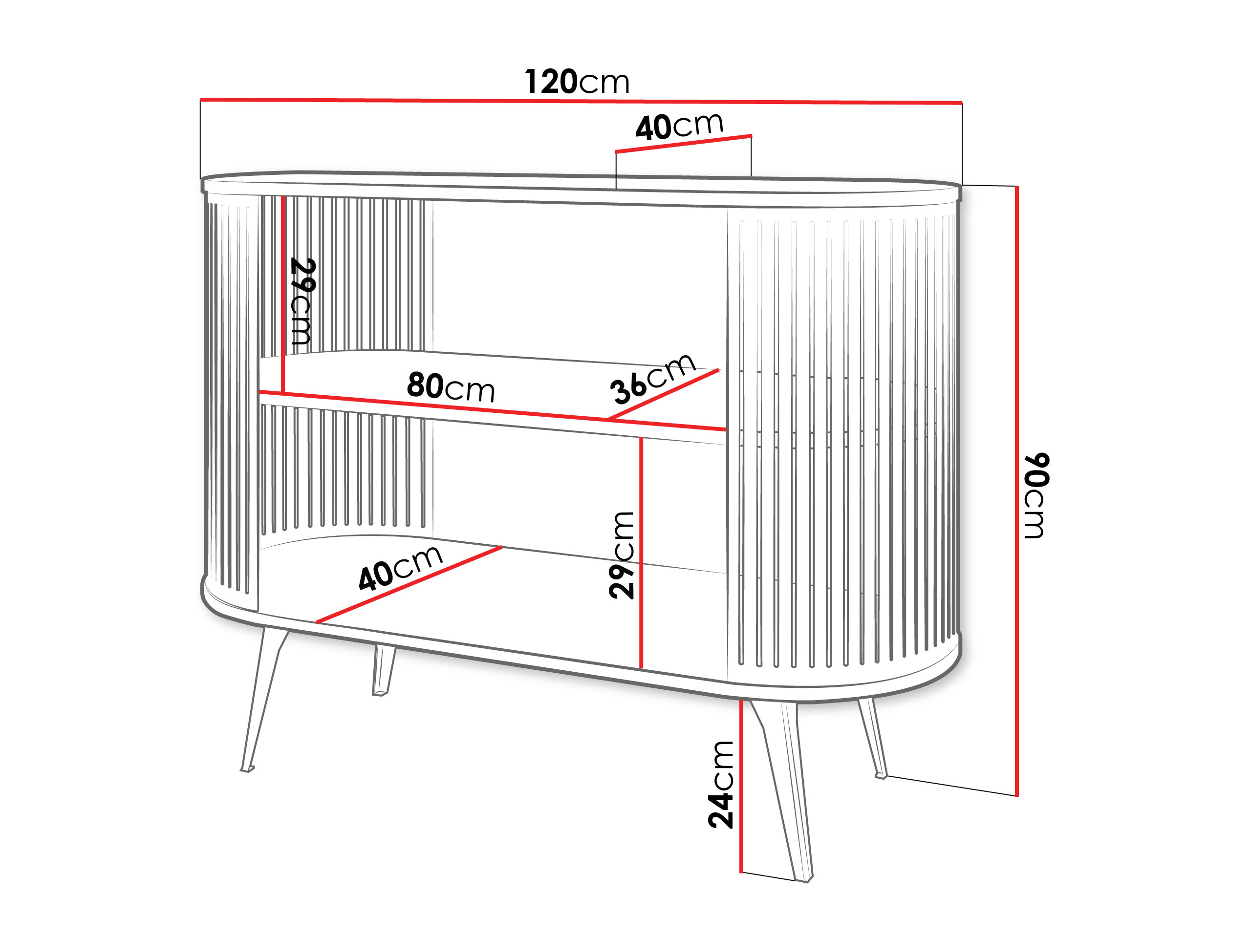 Regal Sordore 128 (Gold + Weisser Marmor)