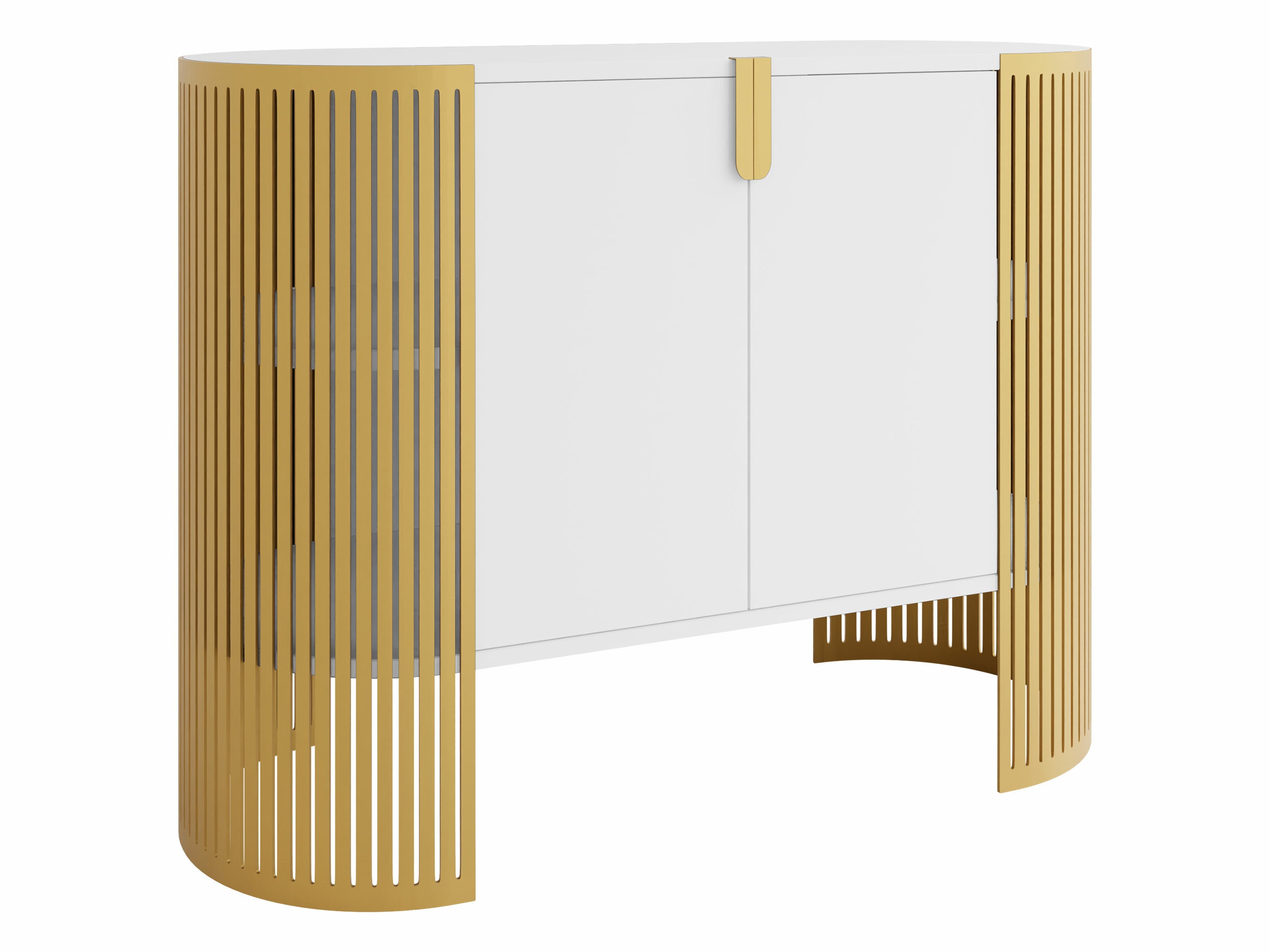 Sideboard Evanola 115 (Gold + Weiss)