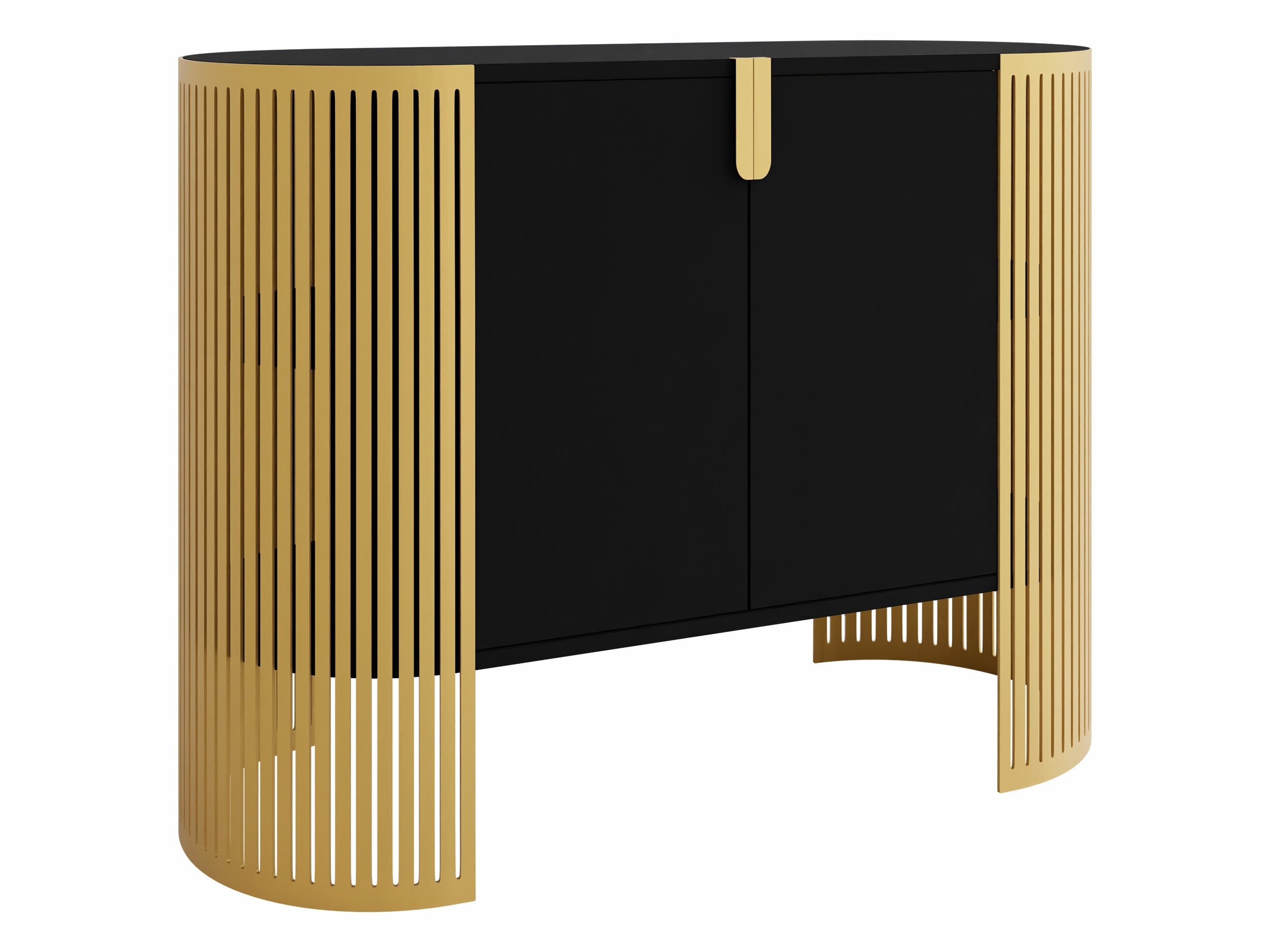 Sideboard Sordore 131 (Gold + Schwarz)