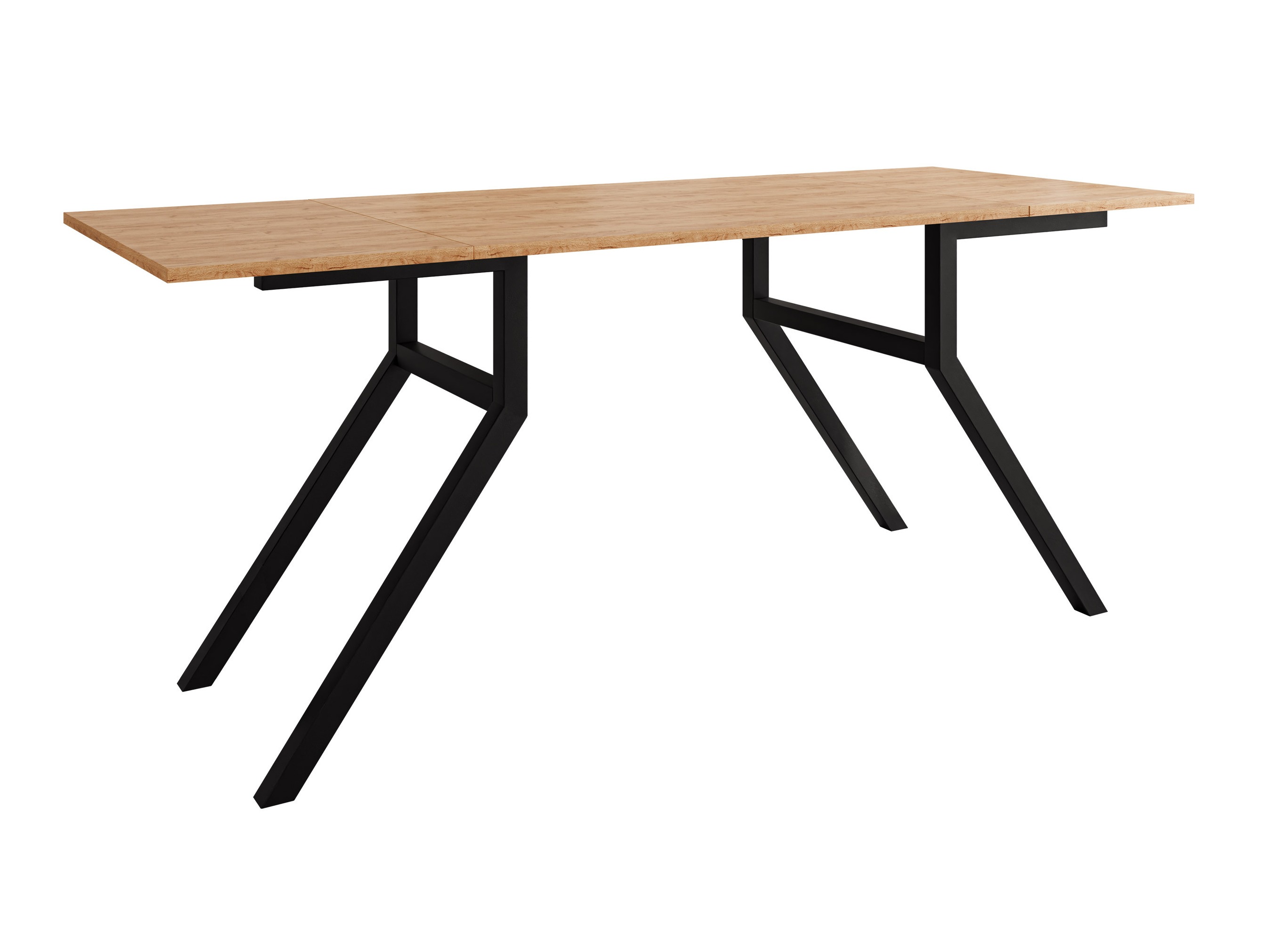 Couchtisch-Transformer Oswego 151 (Craft goldene Eichenholzoptik + Schwarz)