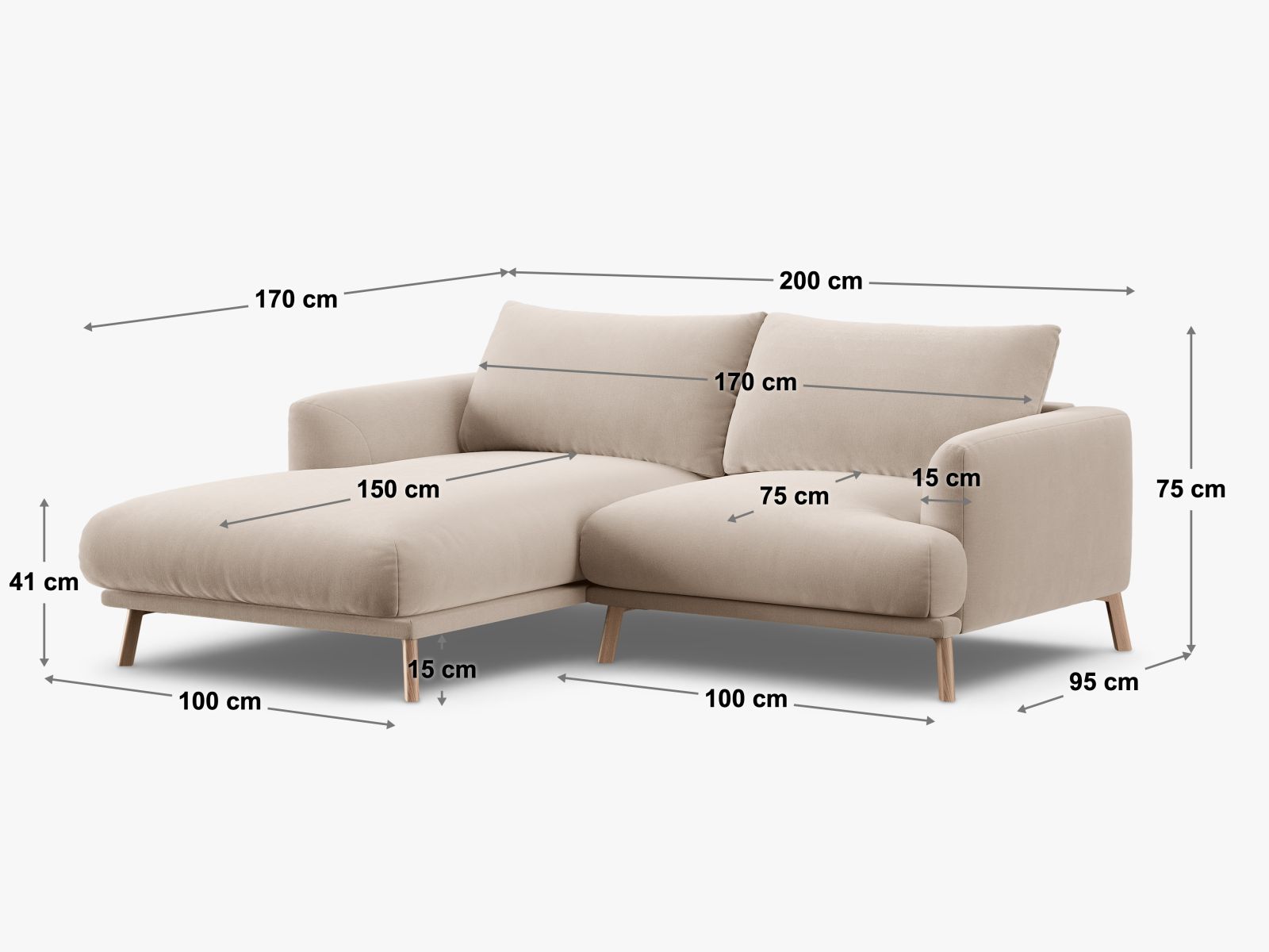 Ecksofa Nolavia 103 (Salvador 01)