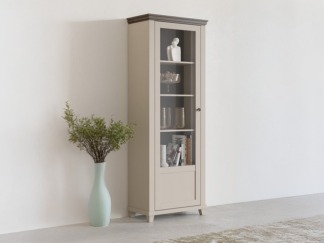 Regal Tolnue 101 (Hellbeige + Eichenholzoptik)