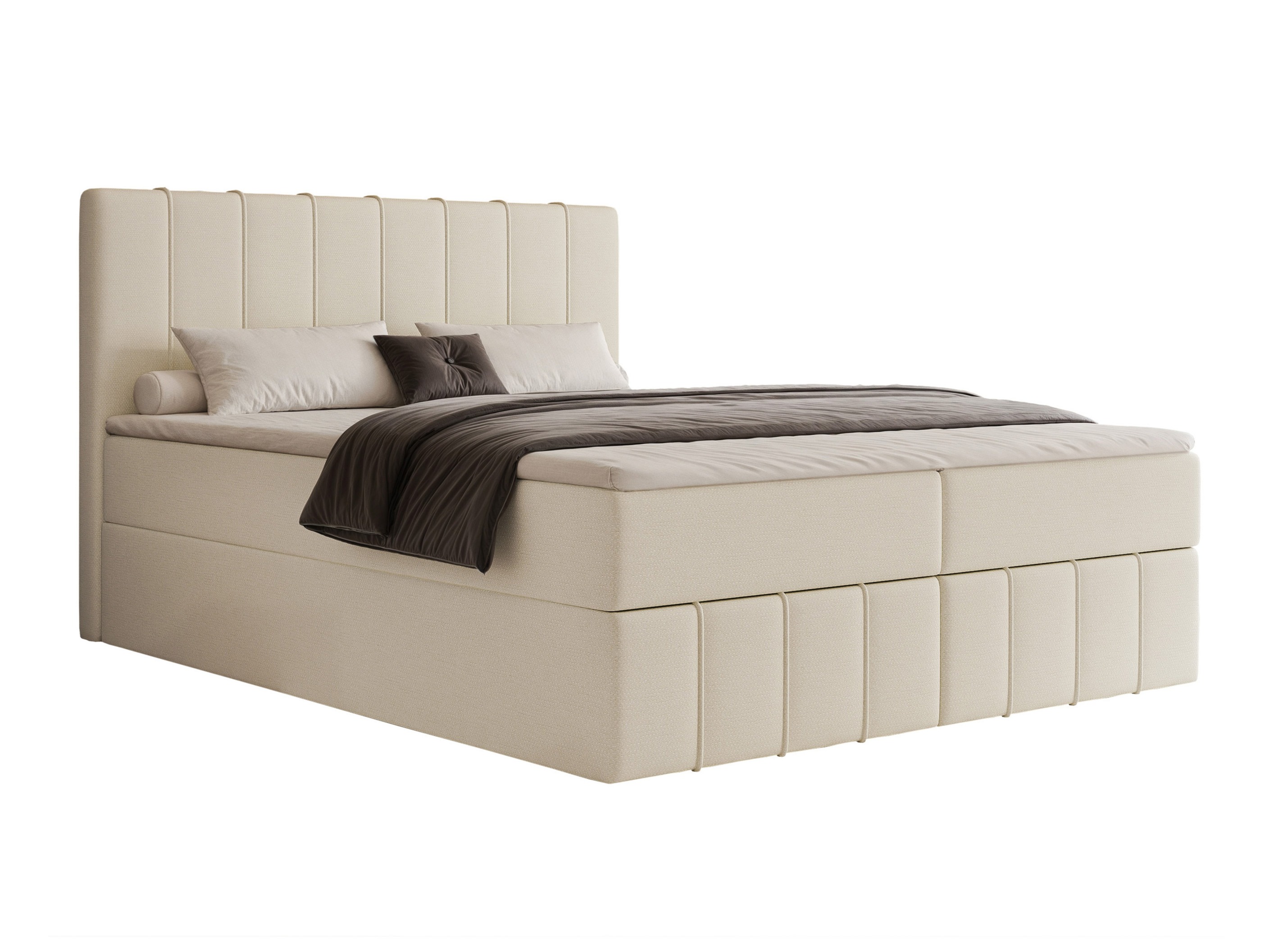 Boxspringbett Martinez 125 (Lumi 03)