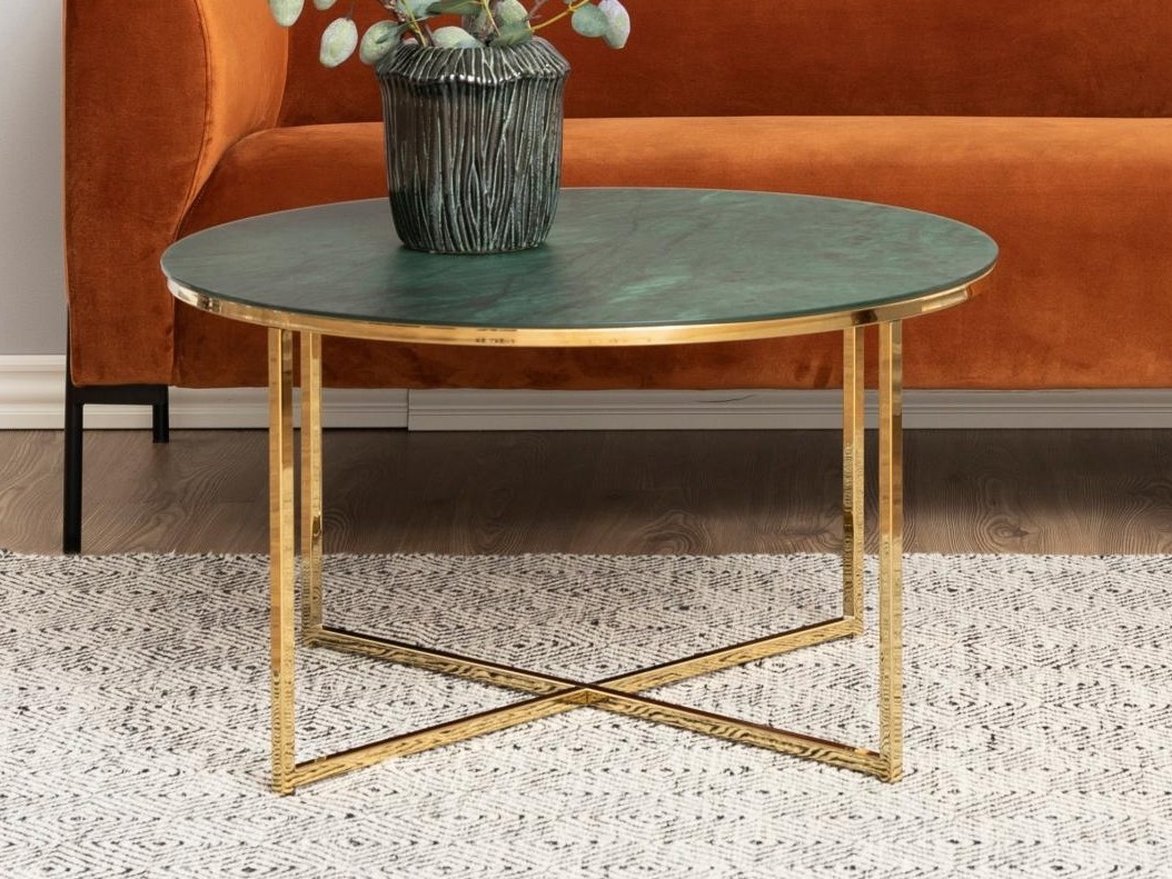 Couchtisch Norsica Sevodeo 117 (Grüner Marmor)