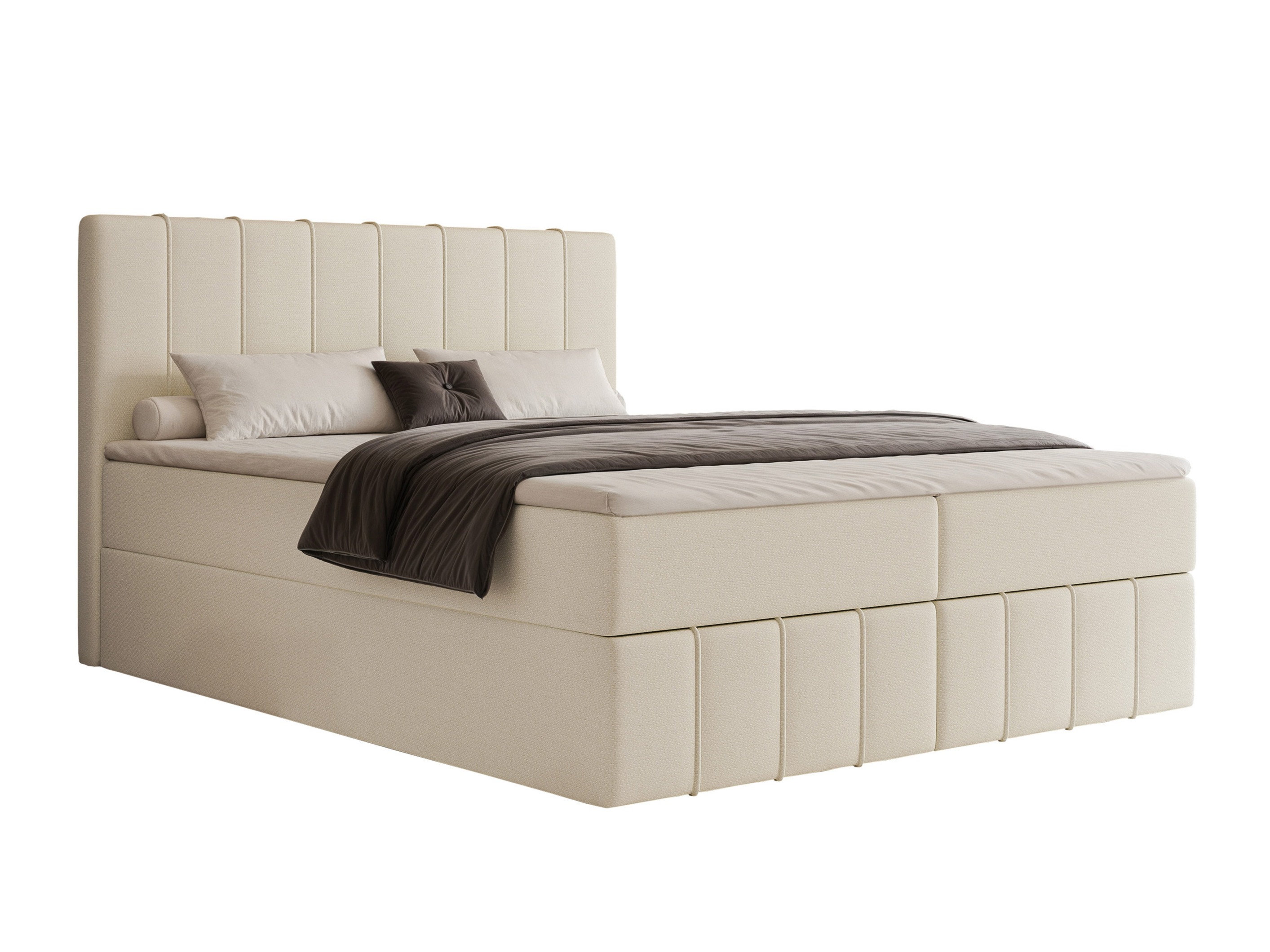 Boxspringbett Martinez 125 (Lumi 03)