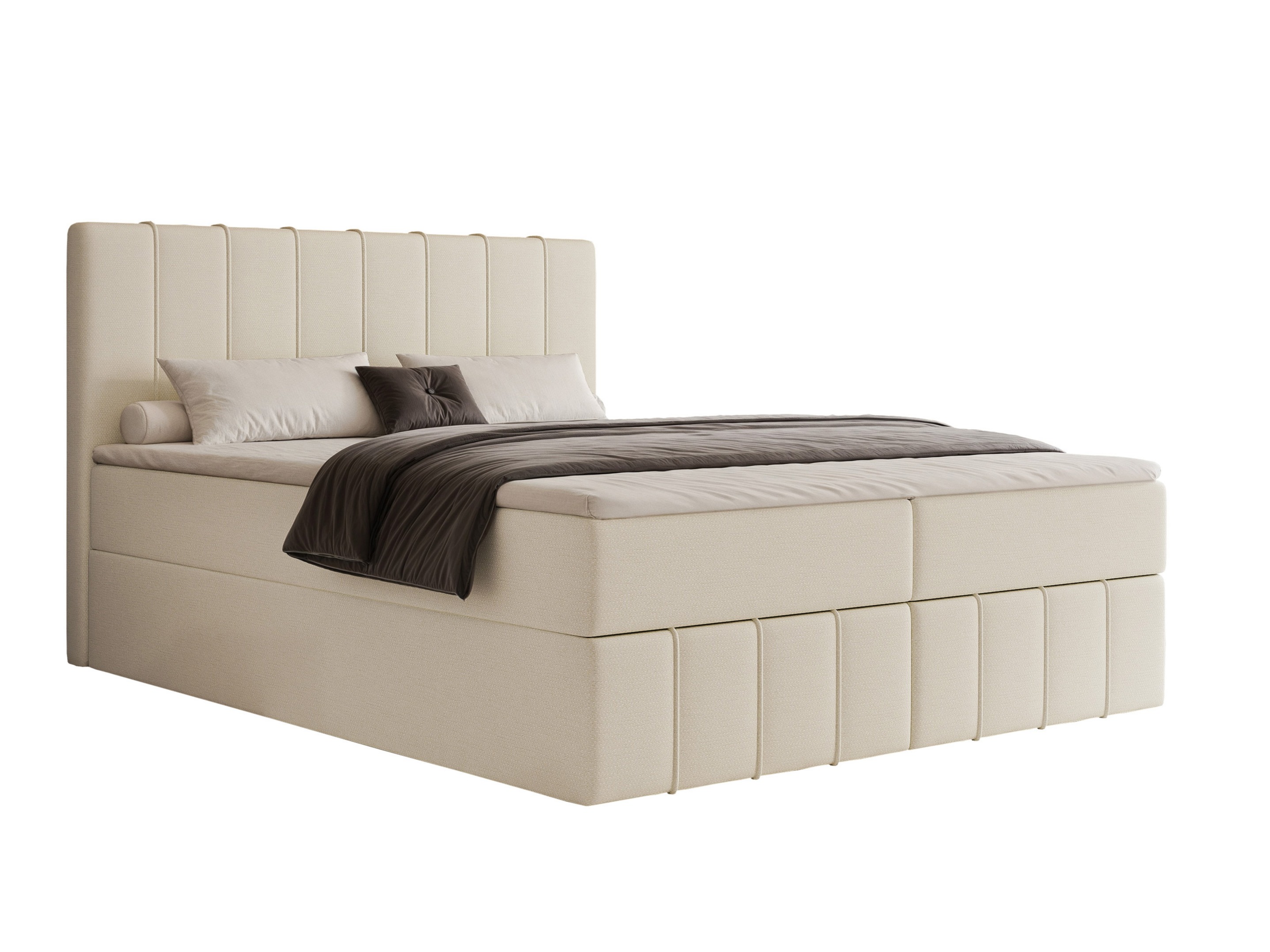Boxspringbett Martinez 125 (Lumi 03)