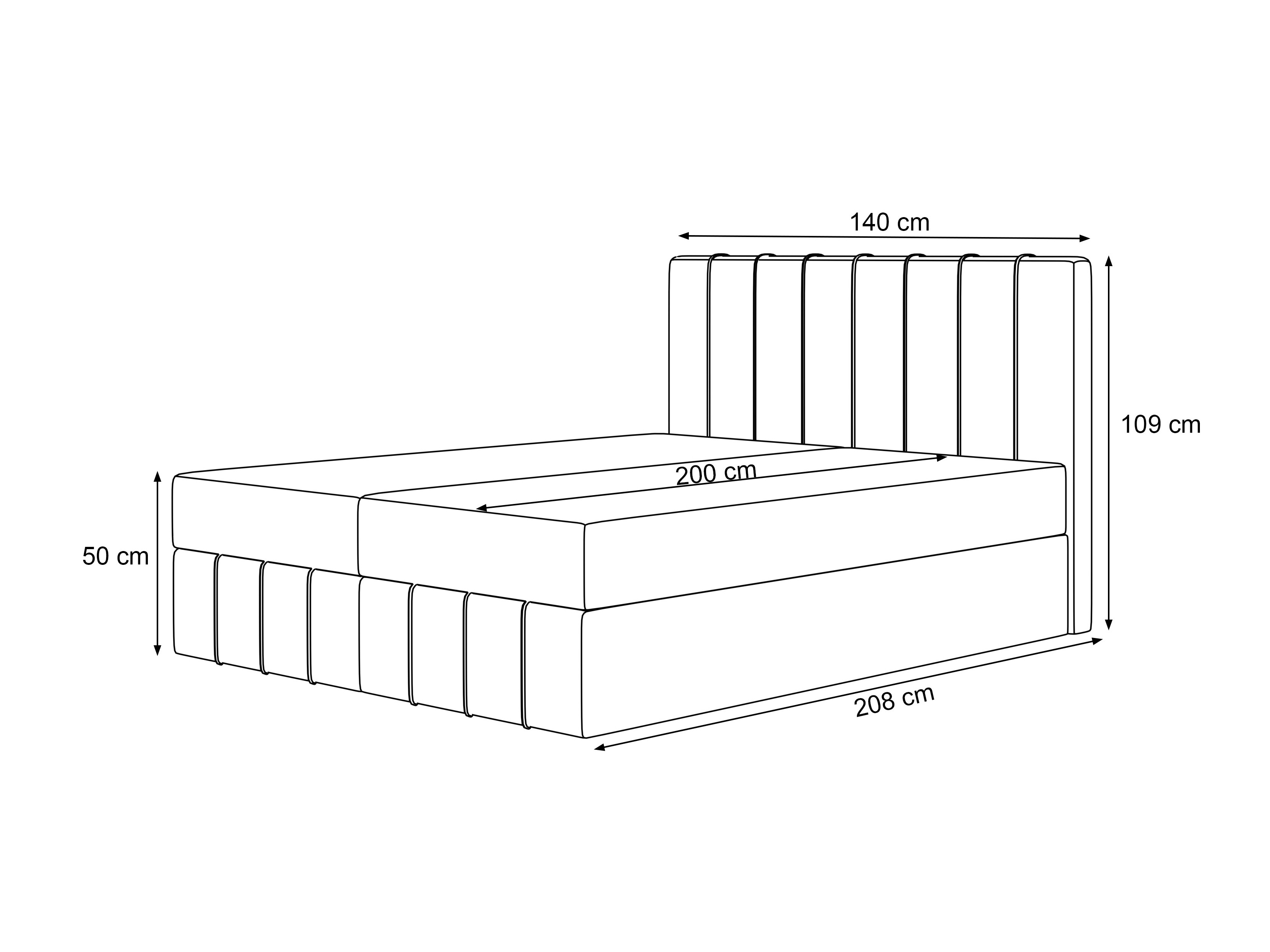 Boxspringbett Martinez 125 (Piano 14)