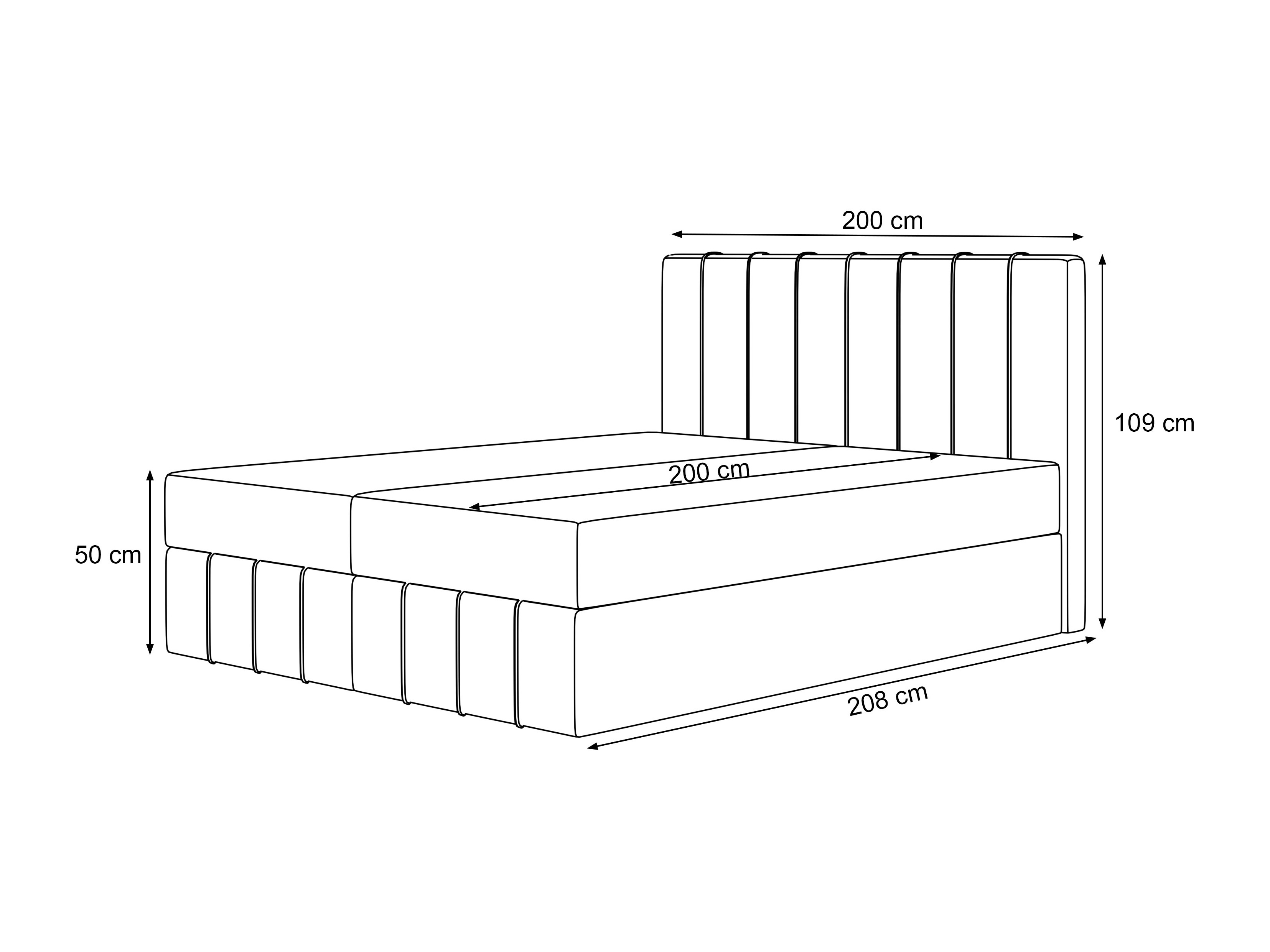 Boxspringbett Martinez 125 (Piano 18)