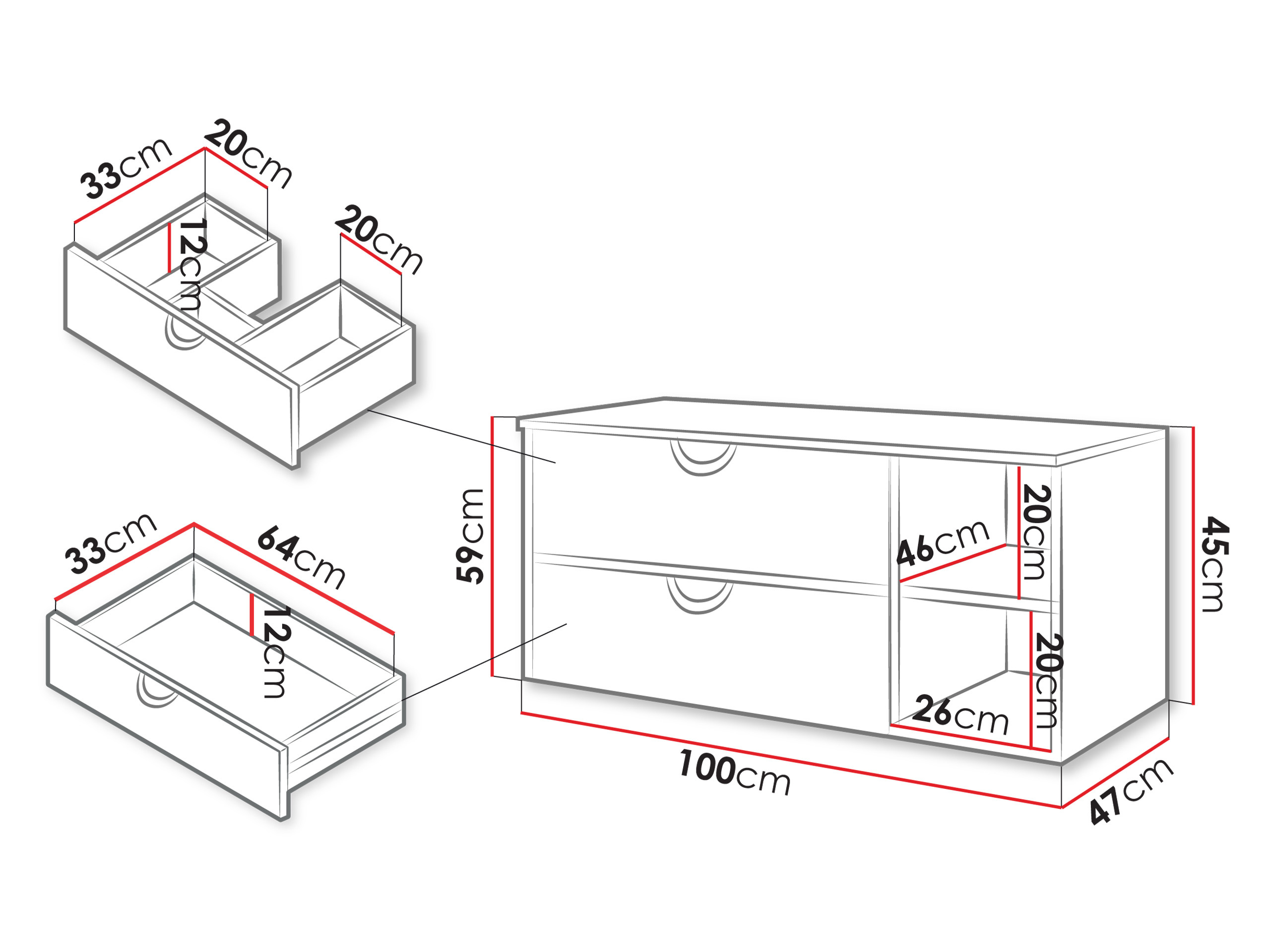 Hängeschrank für Waschbecken Providence 193 (Kaschmir)