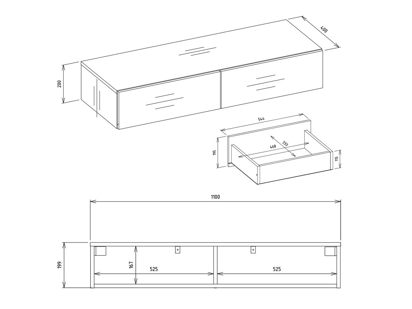 Konsolentisch Mandeville 341 (Kaschmir)