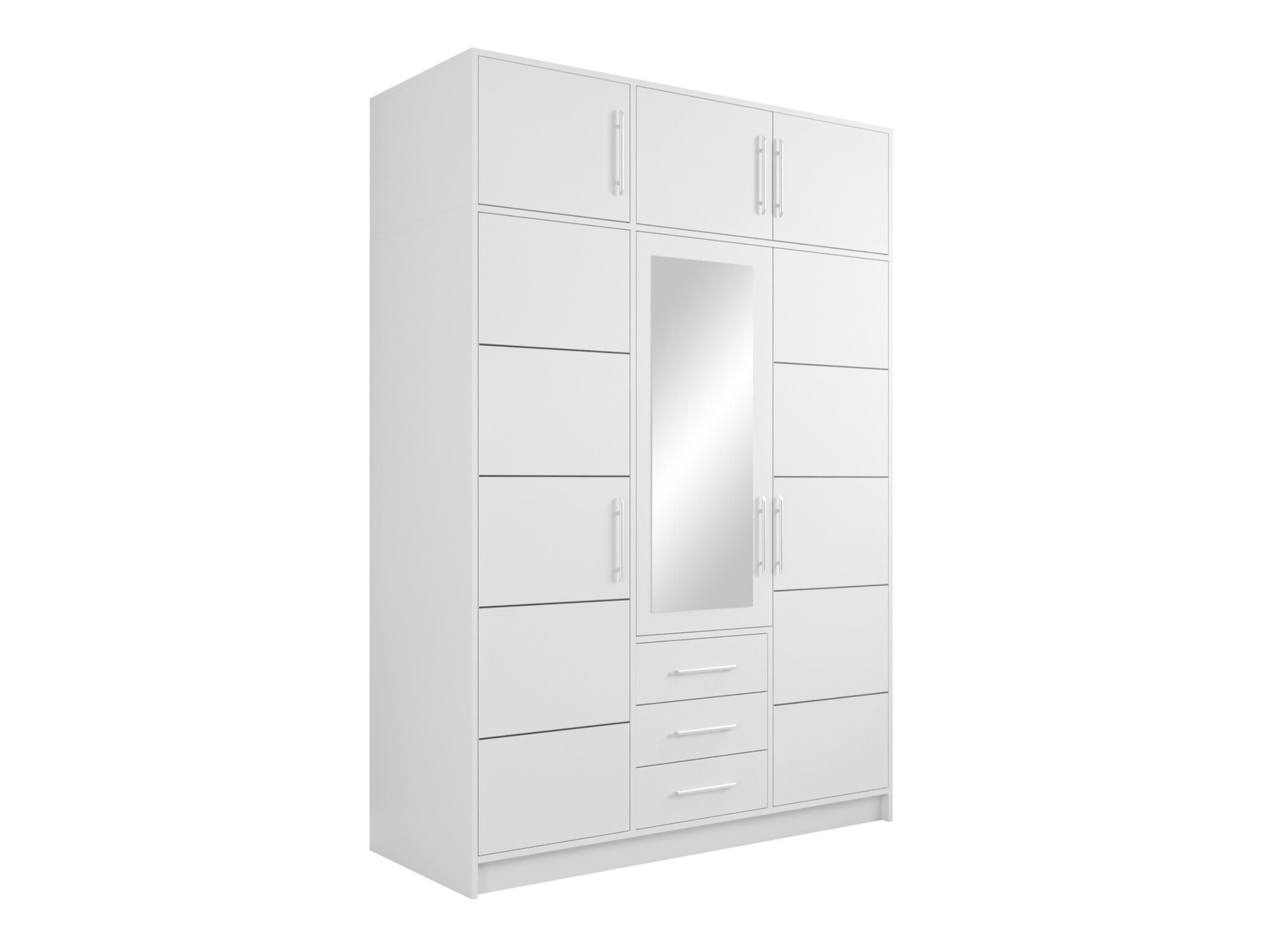 Kleiderschrank Dortivu 153 (Weiss)