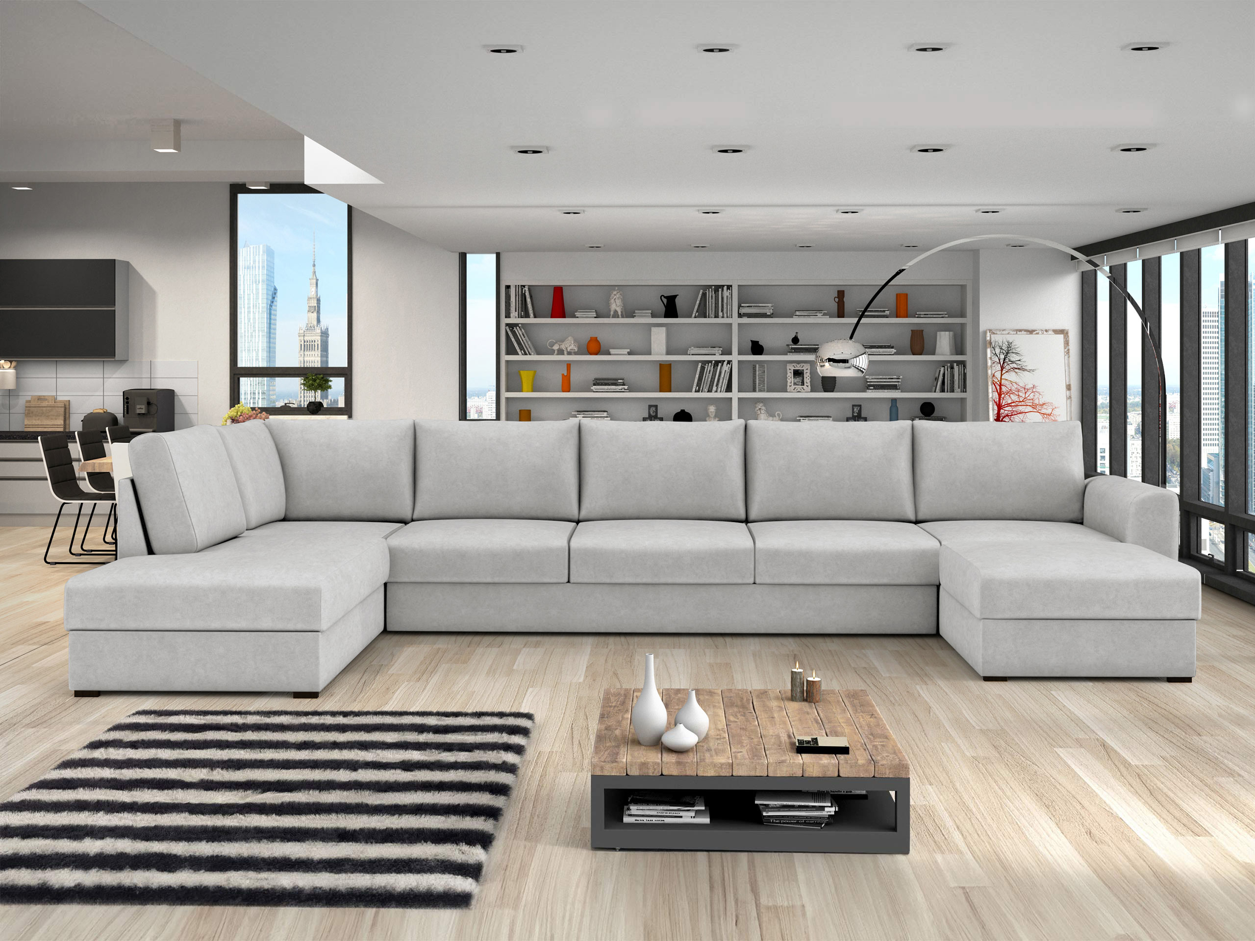 Ecksofa Comfivo Flumen III (Zoya 01)
