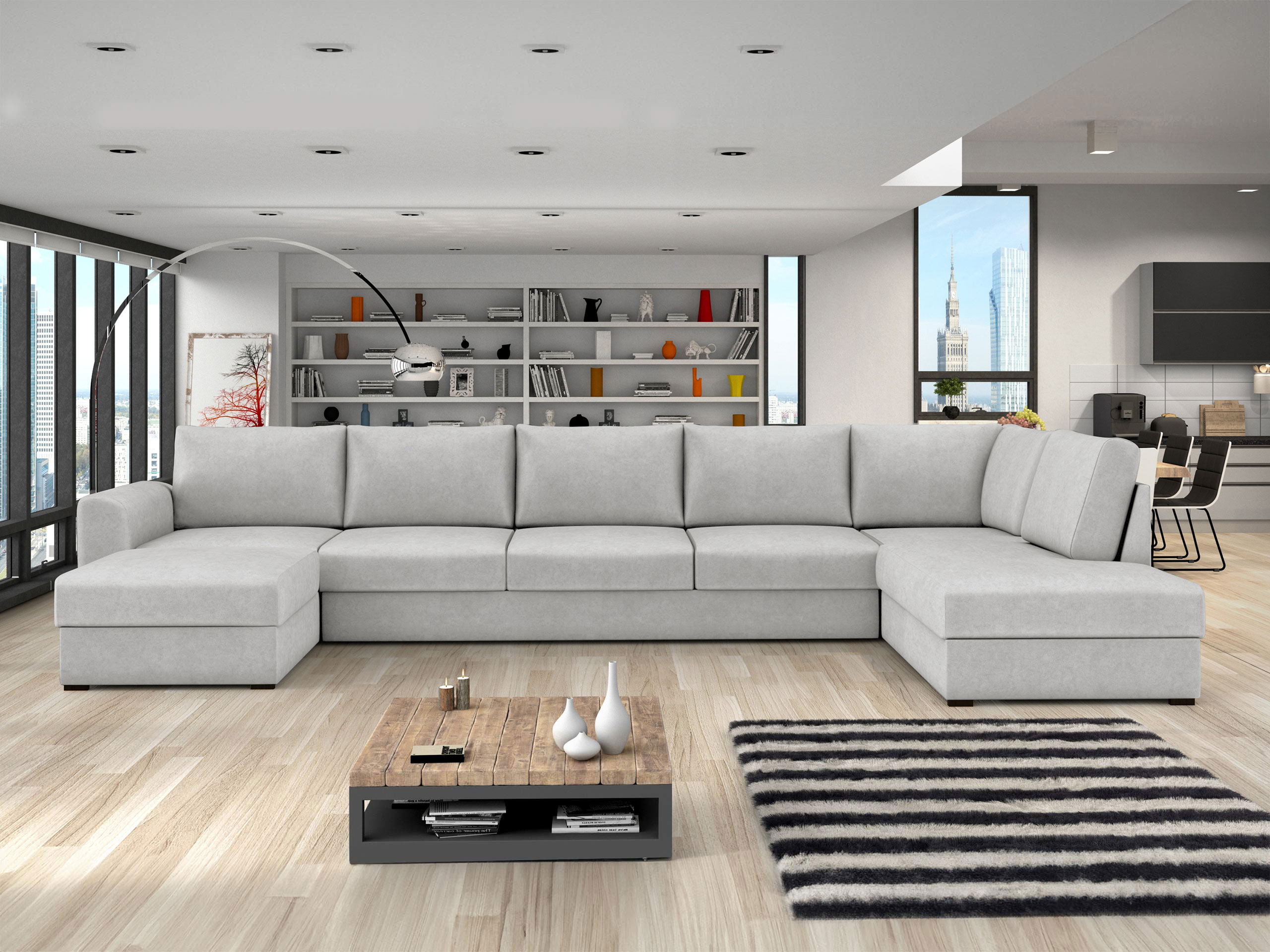 Ecksofa Comfivo Flumen III (Zoya 01)