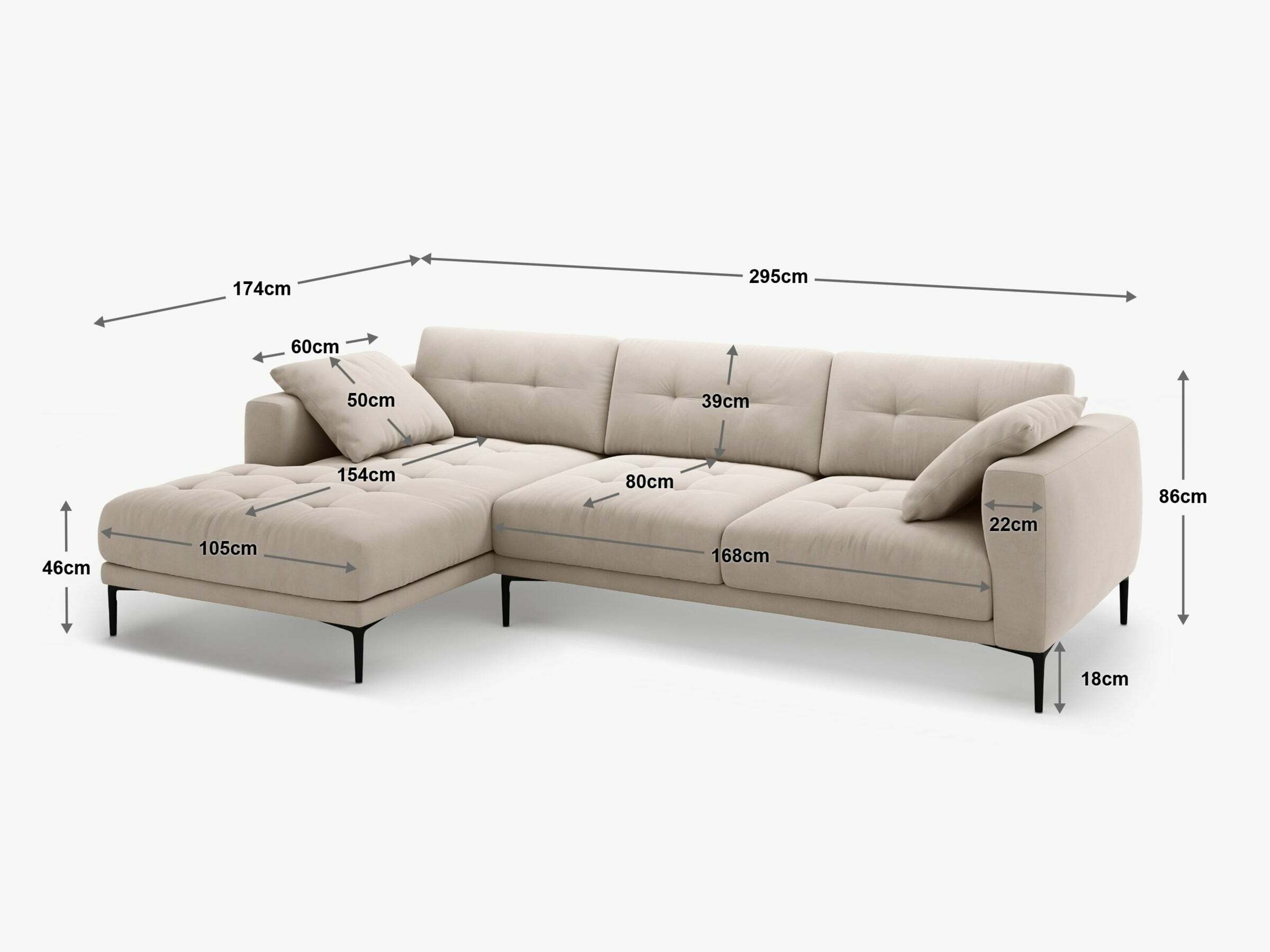 Ecksofa Sermoro 104 (Salvador 01)