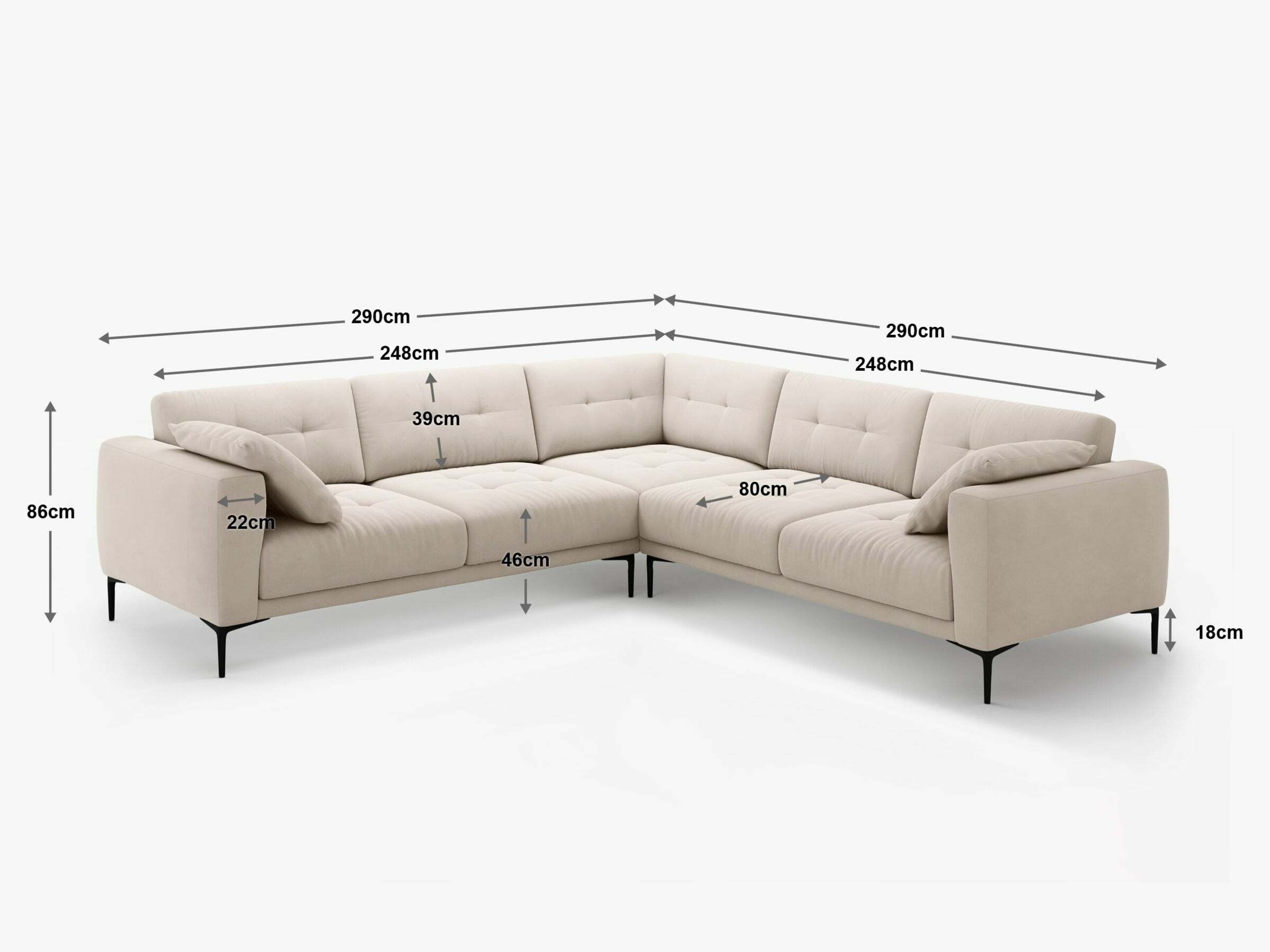 Ecksofa Sermoro 107 (Sorella 89)